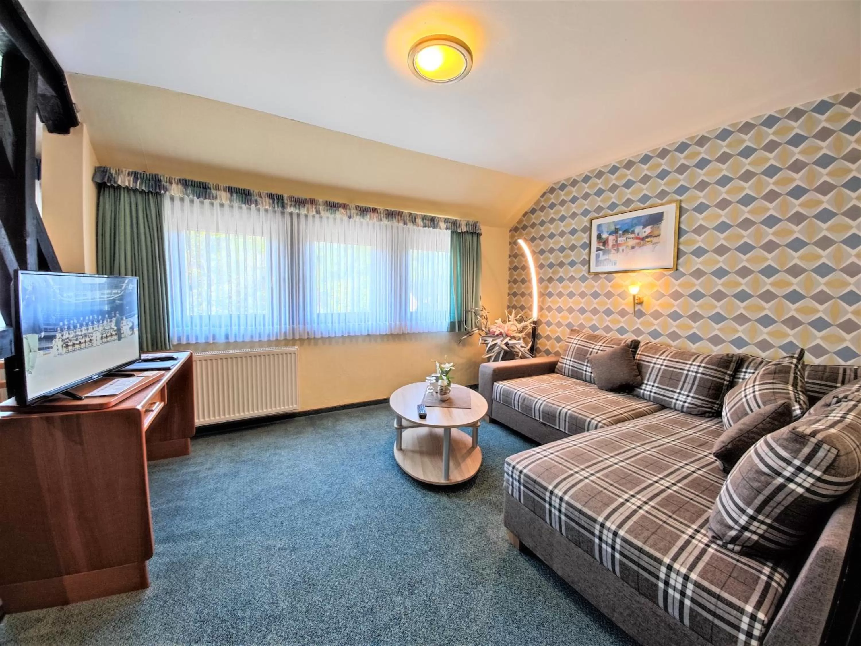 Living room in Hotel Garni "Zur Alten Post"