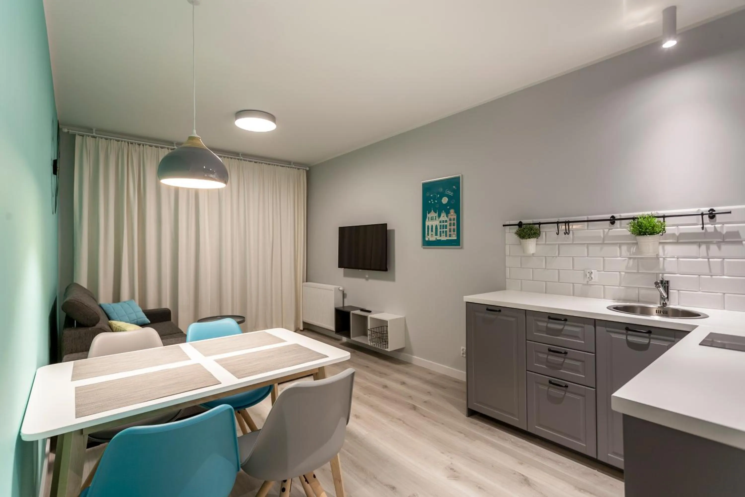 Living room in GRANO APARTMENTS Gdańsk Motława SPA & Wellness