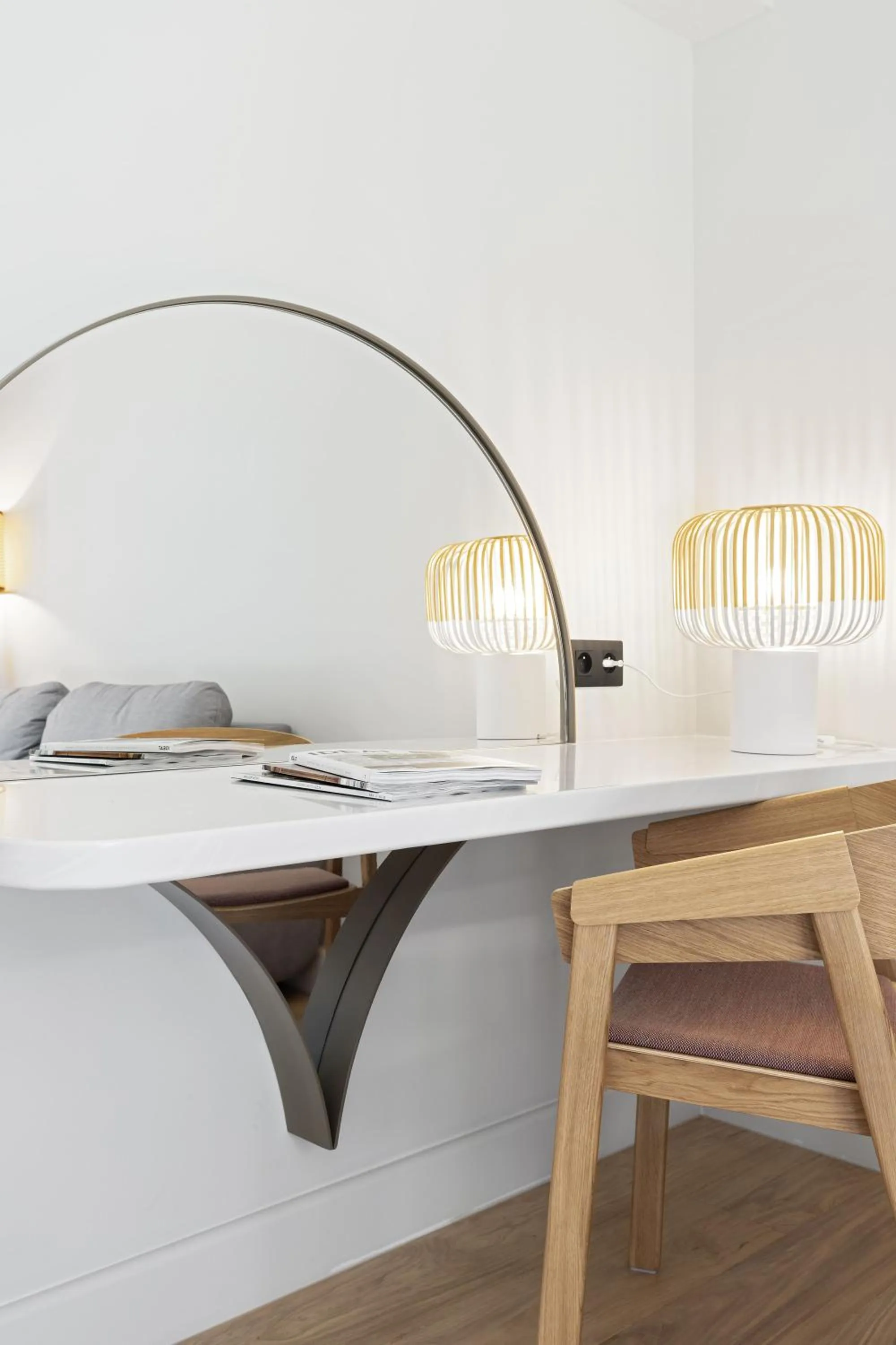 Seating area in Black Bass Hotel