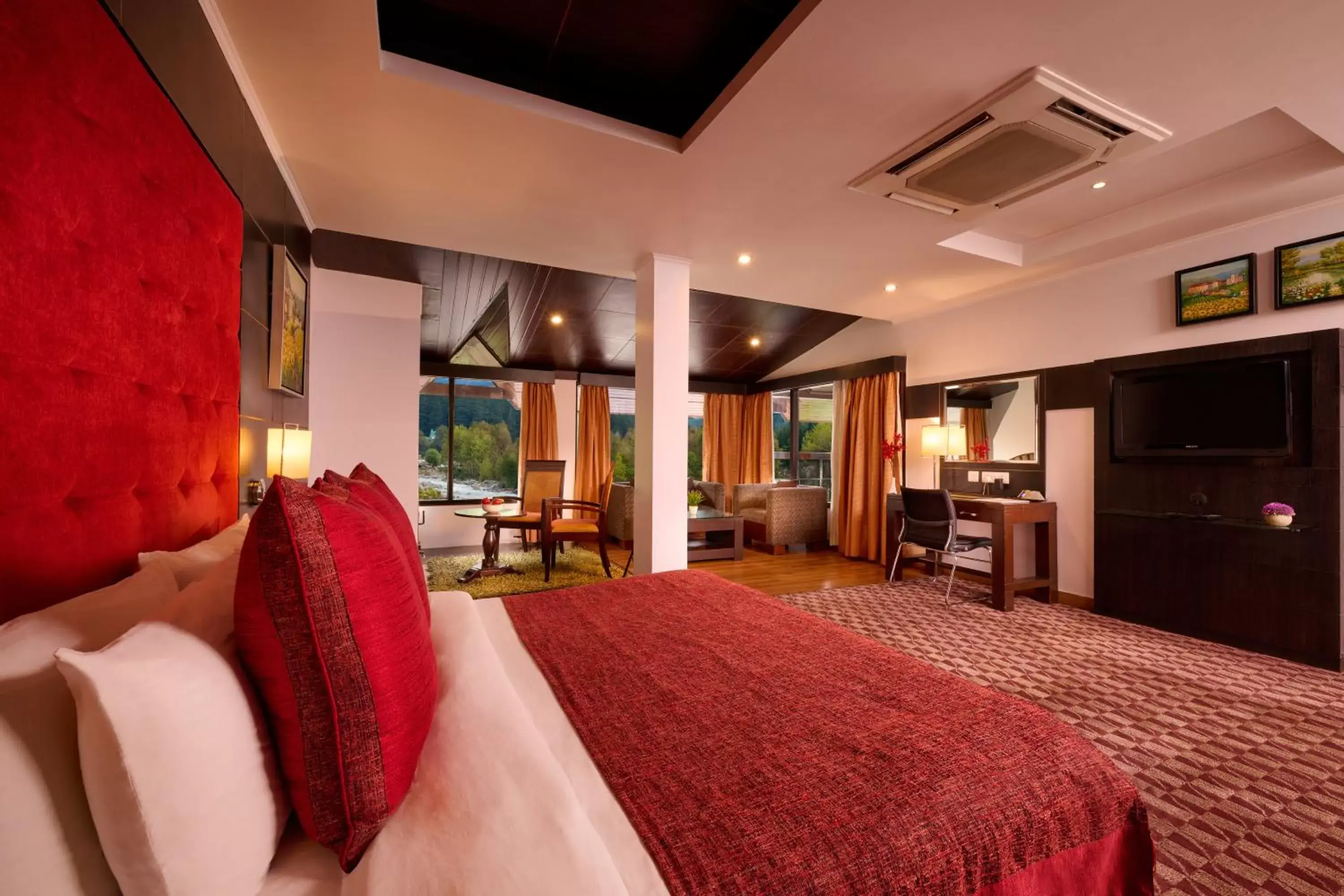 Deluxe Suite - 15% Discount on Beverage and 20% Discount on Laundry and Spa Services in Renest River Country Resort Manali Deluxe Suite - 15% Discount on Beverage and 20% Discount on Laundry and Spa Services in Renest River Country Resort Manali
