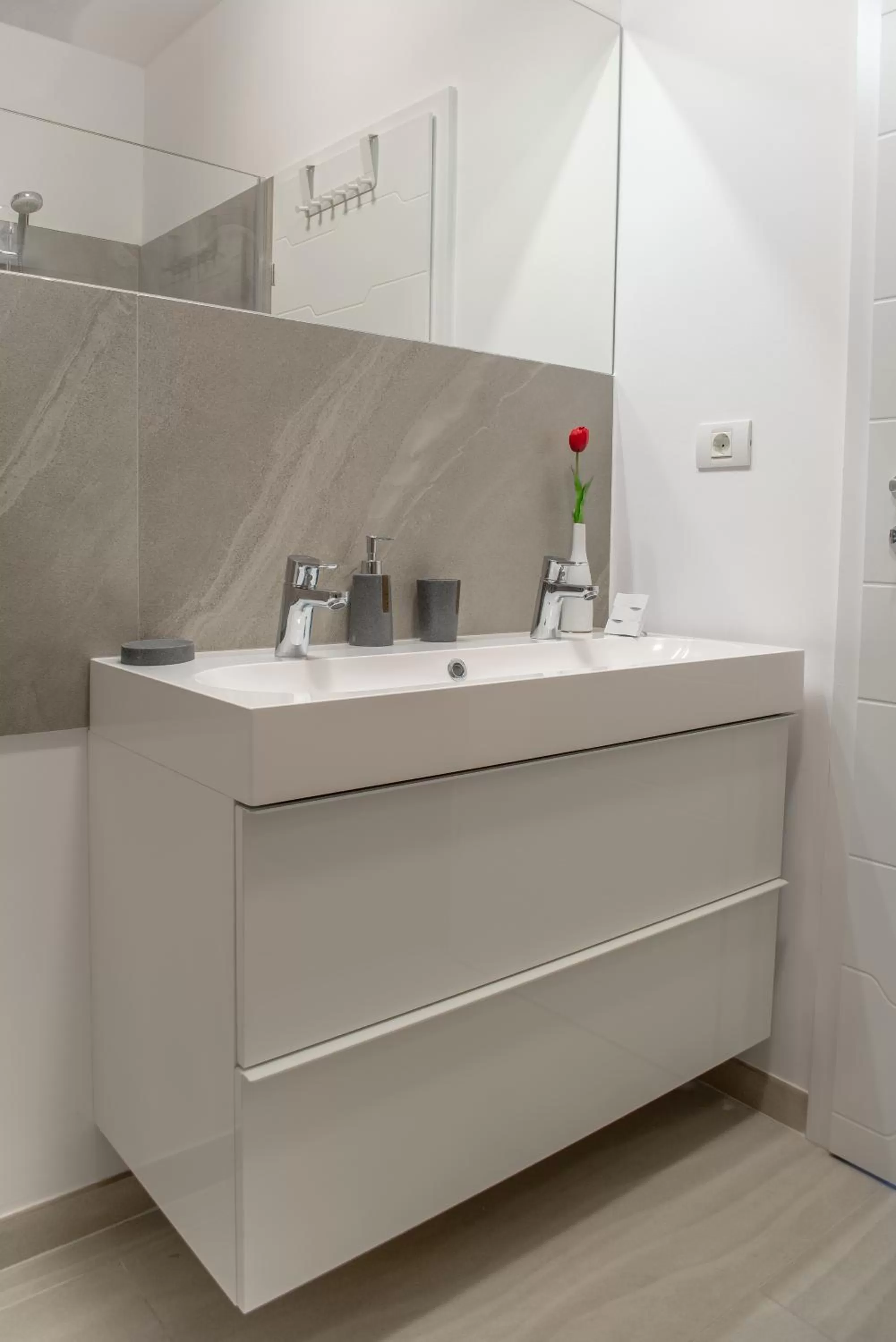Shower, Bathroom in Steel Residence