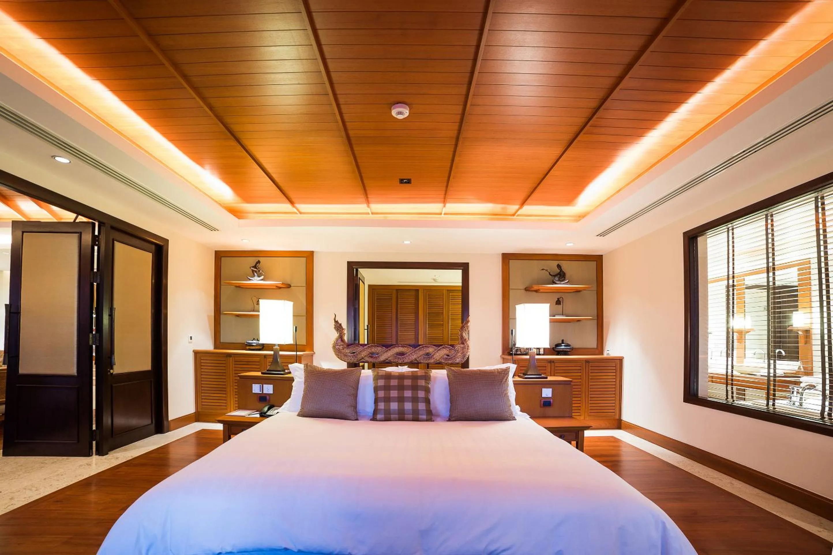 Bedroom, Bed in Trisara Villas & Residences Phuket