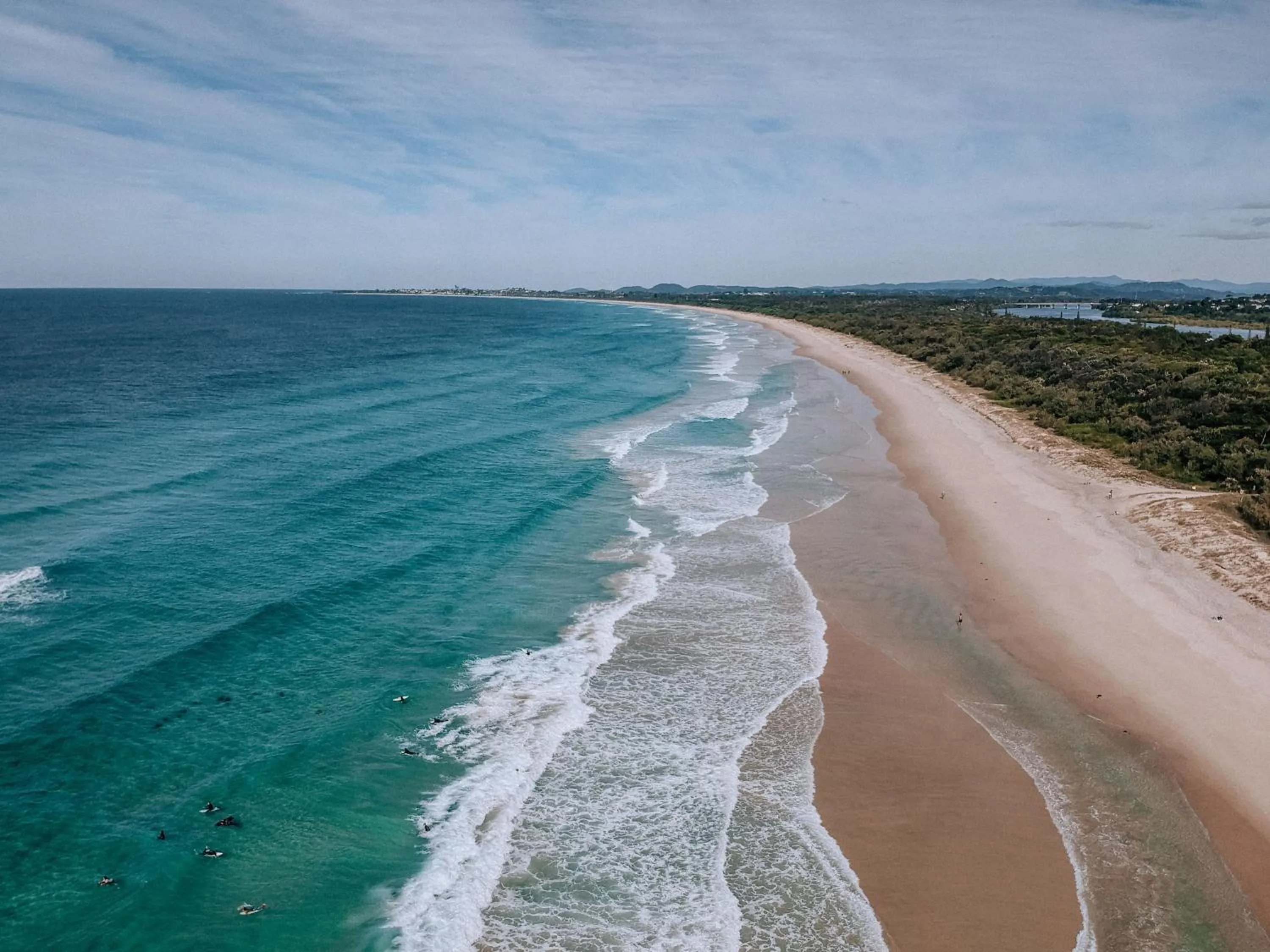 Beach in Pottsville Beach Motel