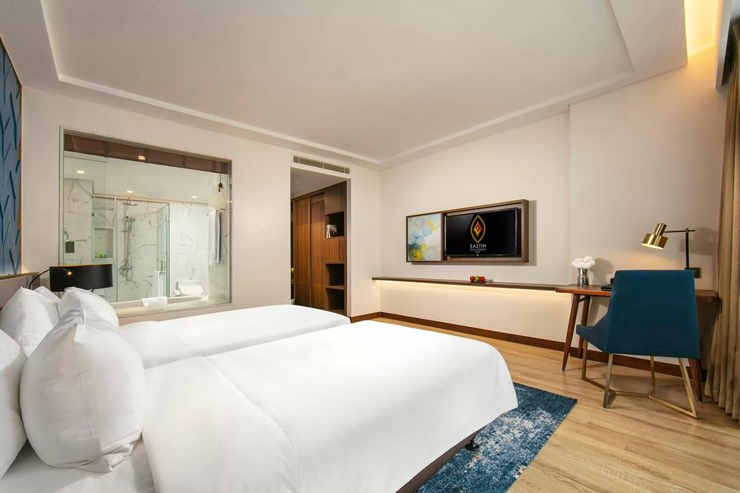 Bed in Eastin Hotel & Residences Hanoi