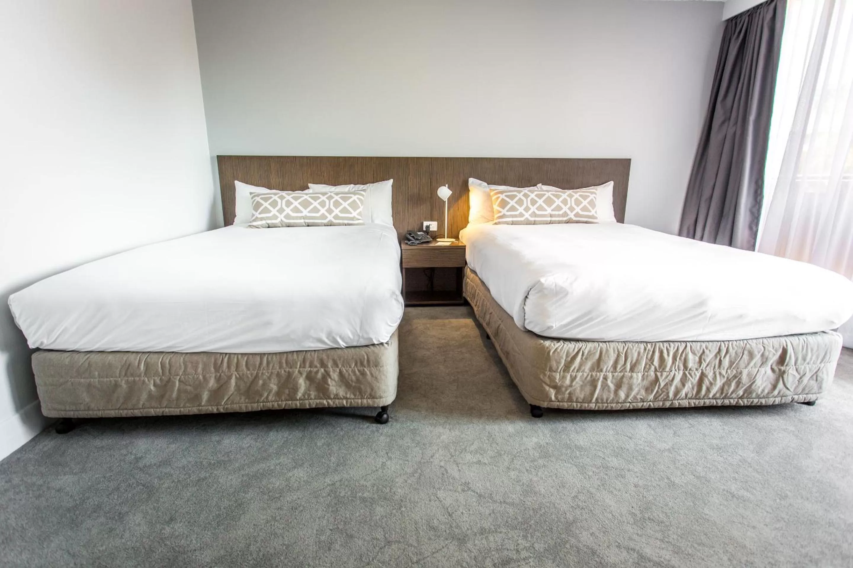 Bed in Pacific Hotel Brisbane