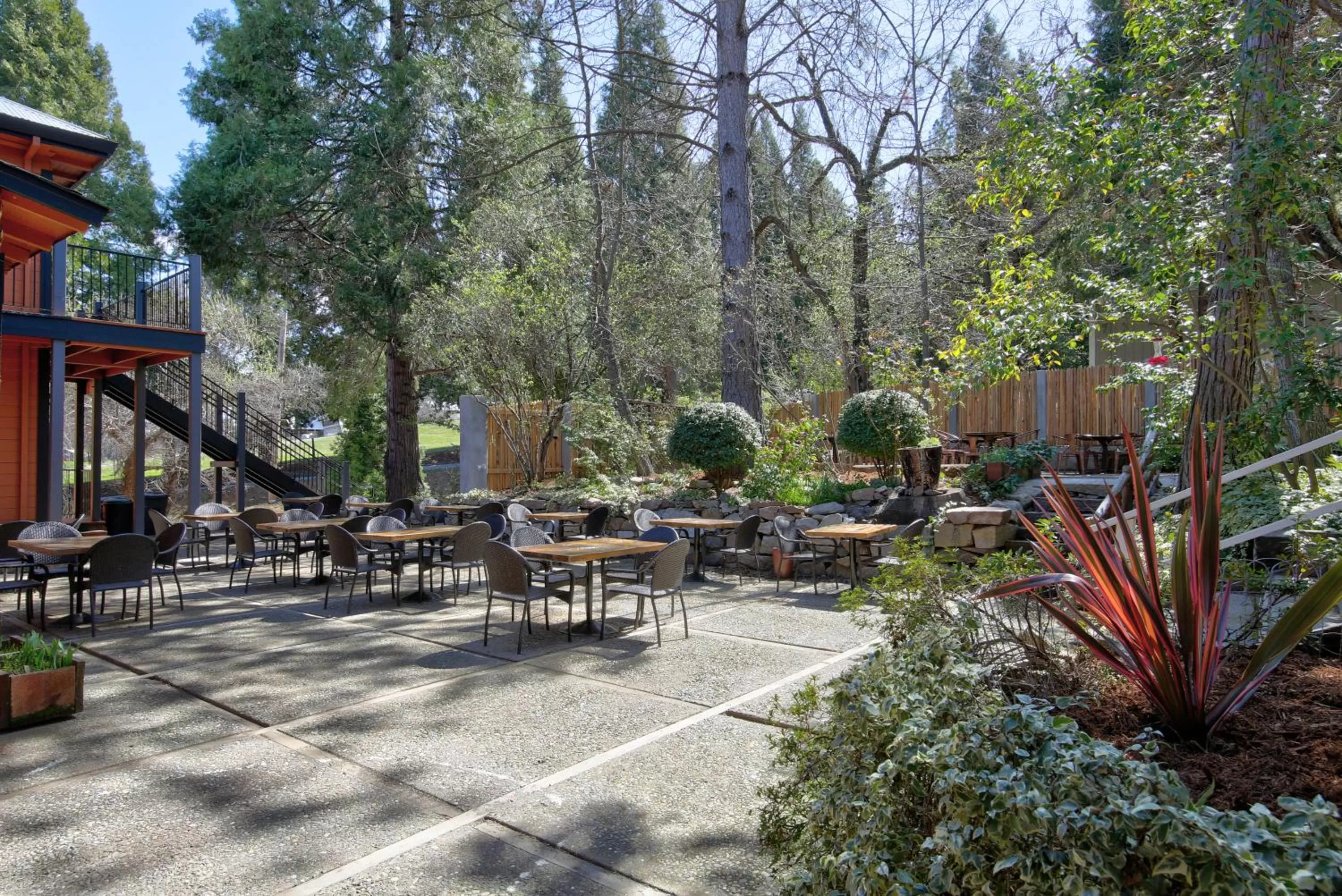 Patio in The Groveland Hotel