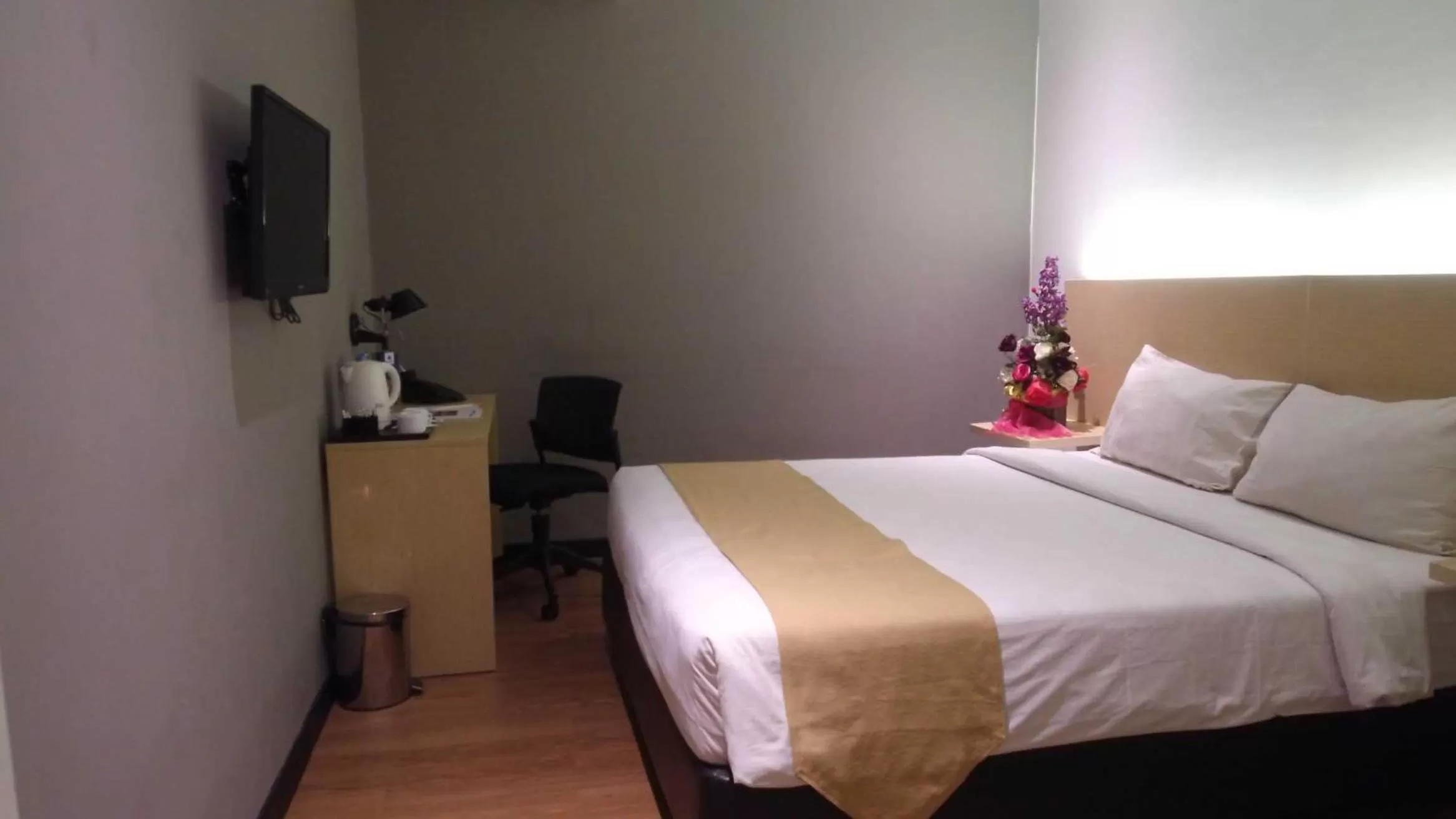 Bed in Yunna Hotel Lampung