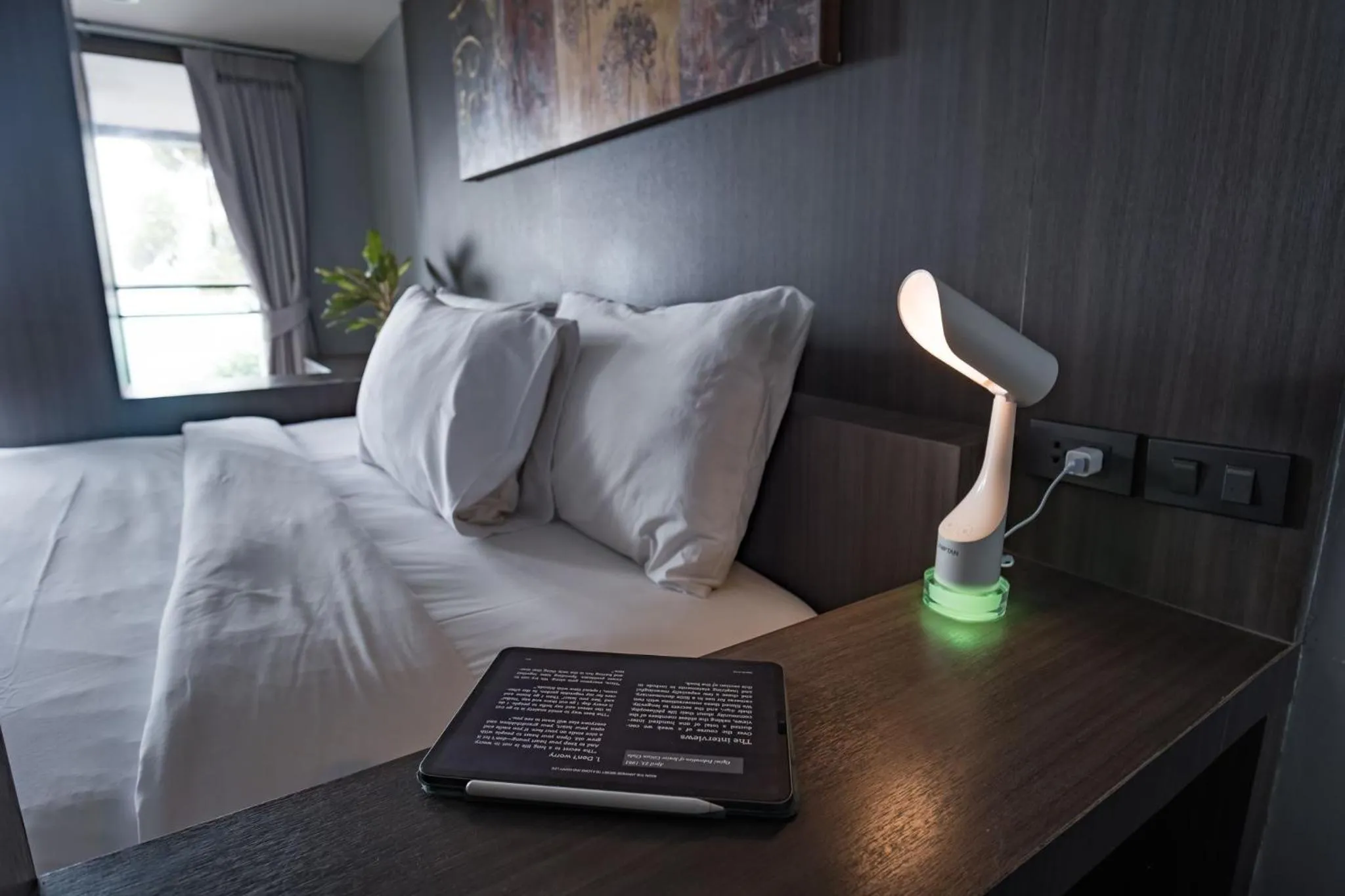 Bed in Cliff Lanta Suite-Koh Lanta Krabi