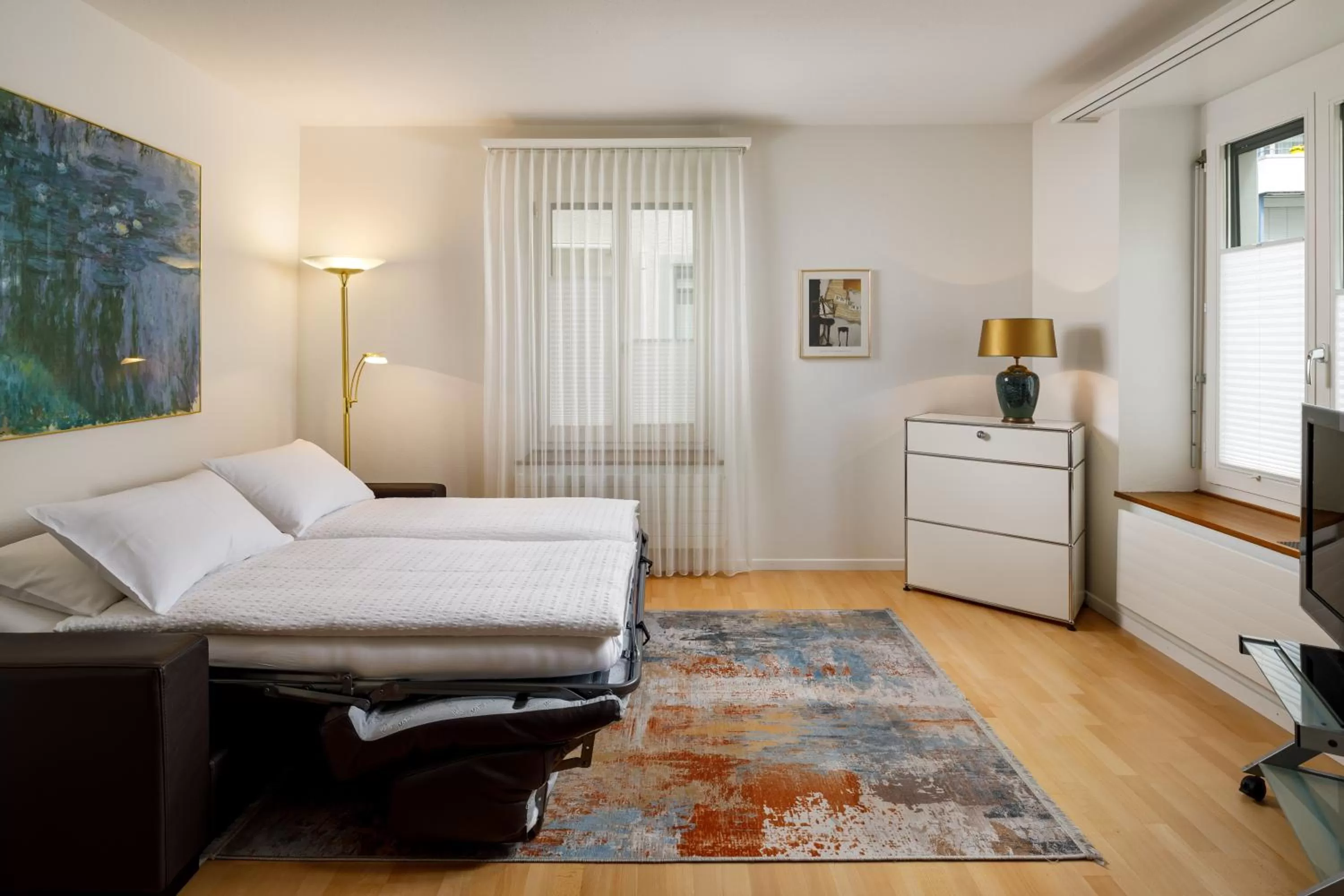 Bed in Aparthotel Familie Hugenschmidt