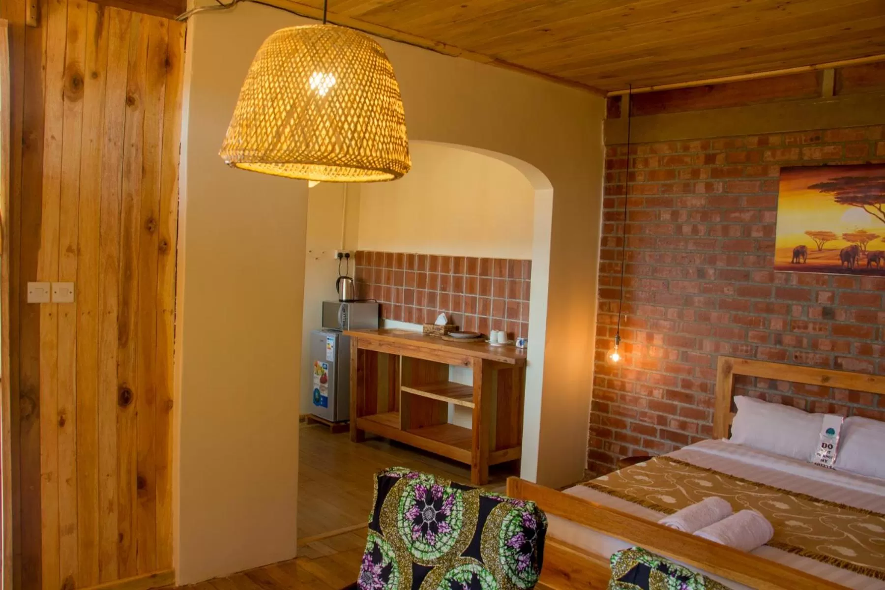 Bed in Nile Front Cottages