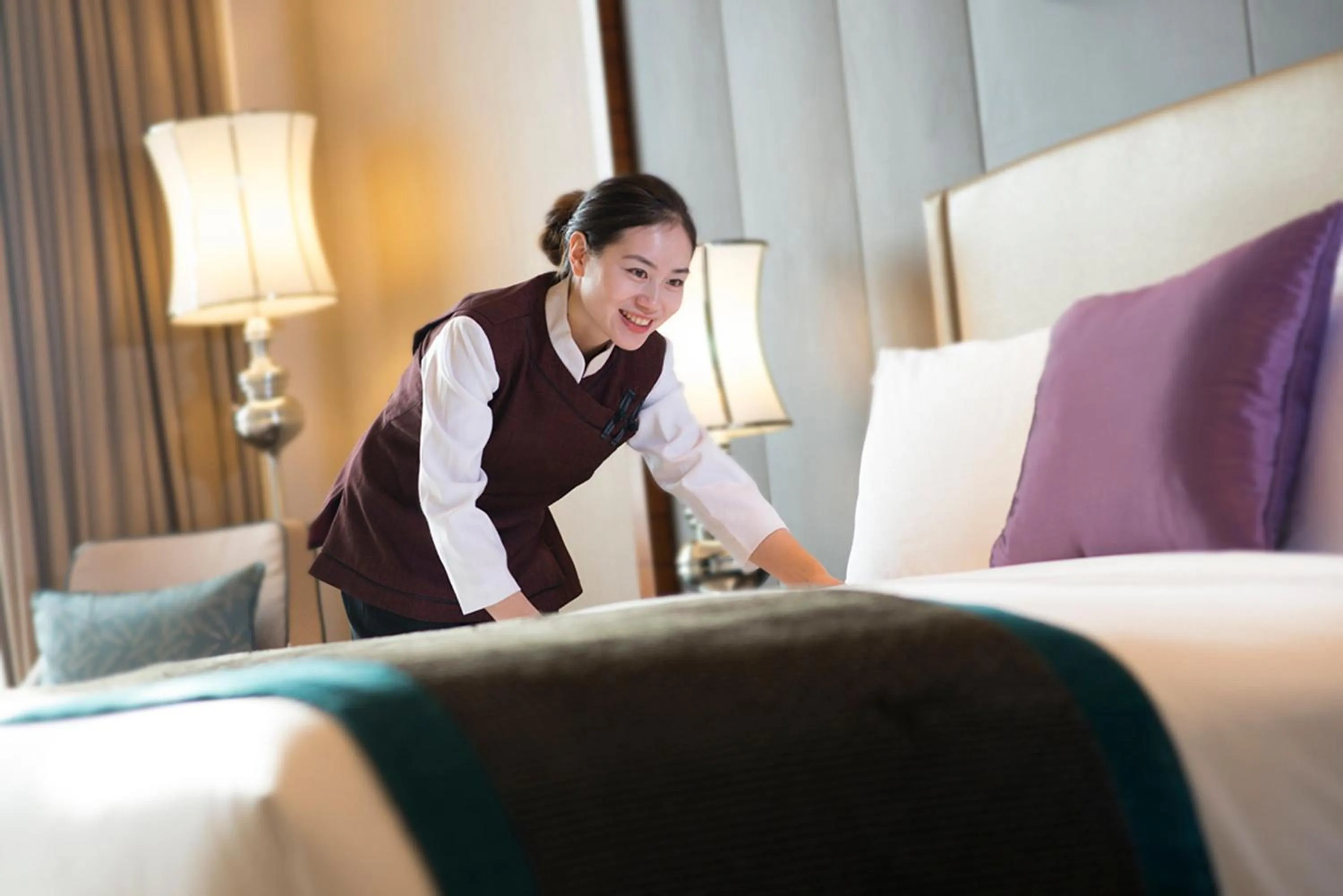 room service, Bed in Crowne Plaza Tianjin Jinnan by IHG
