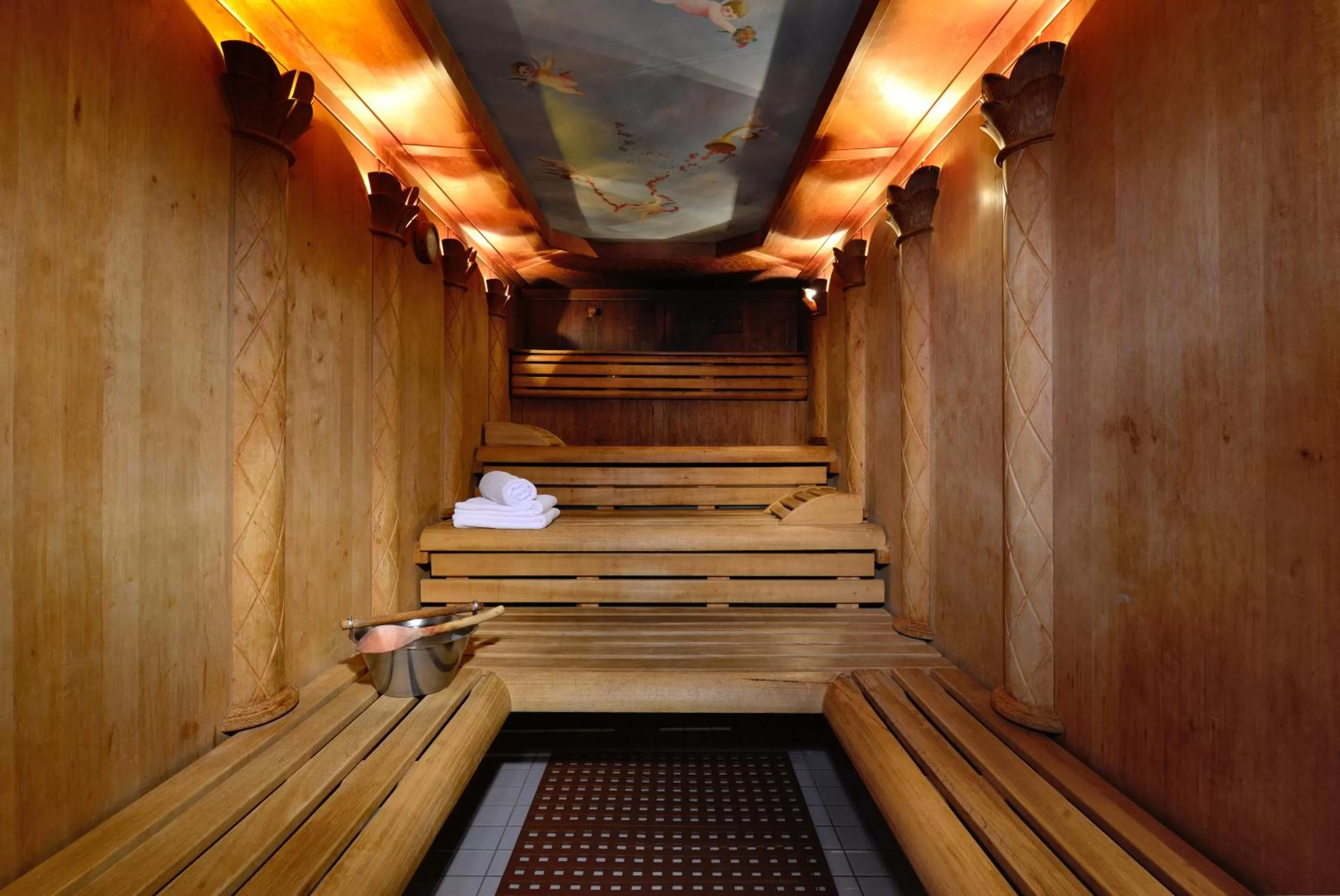 Sauna in Ringhotel Alpenhof - Patchworkhotel
