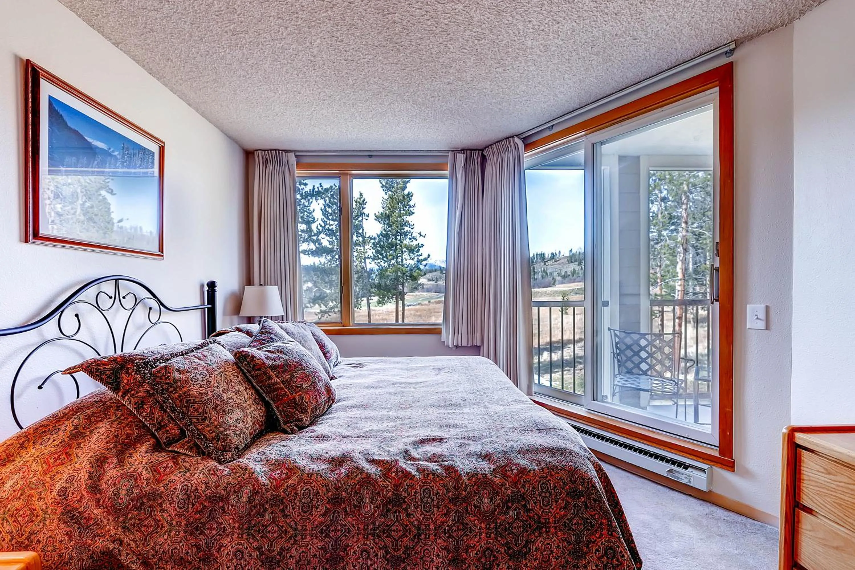Bed in Evergreen Condominiums by Keystone Resort