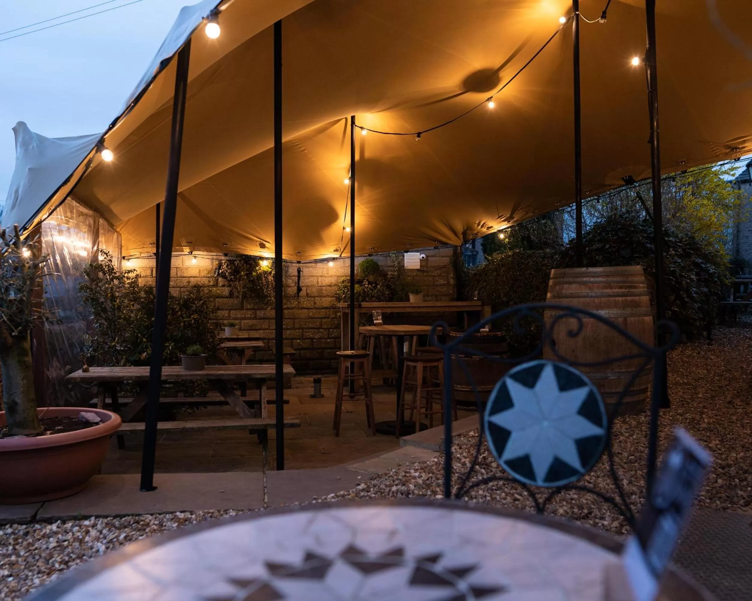 Garden in The Old Hall Inn