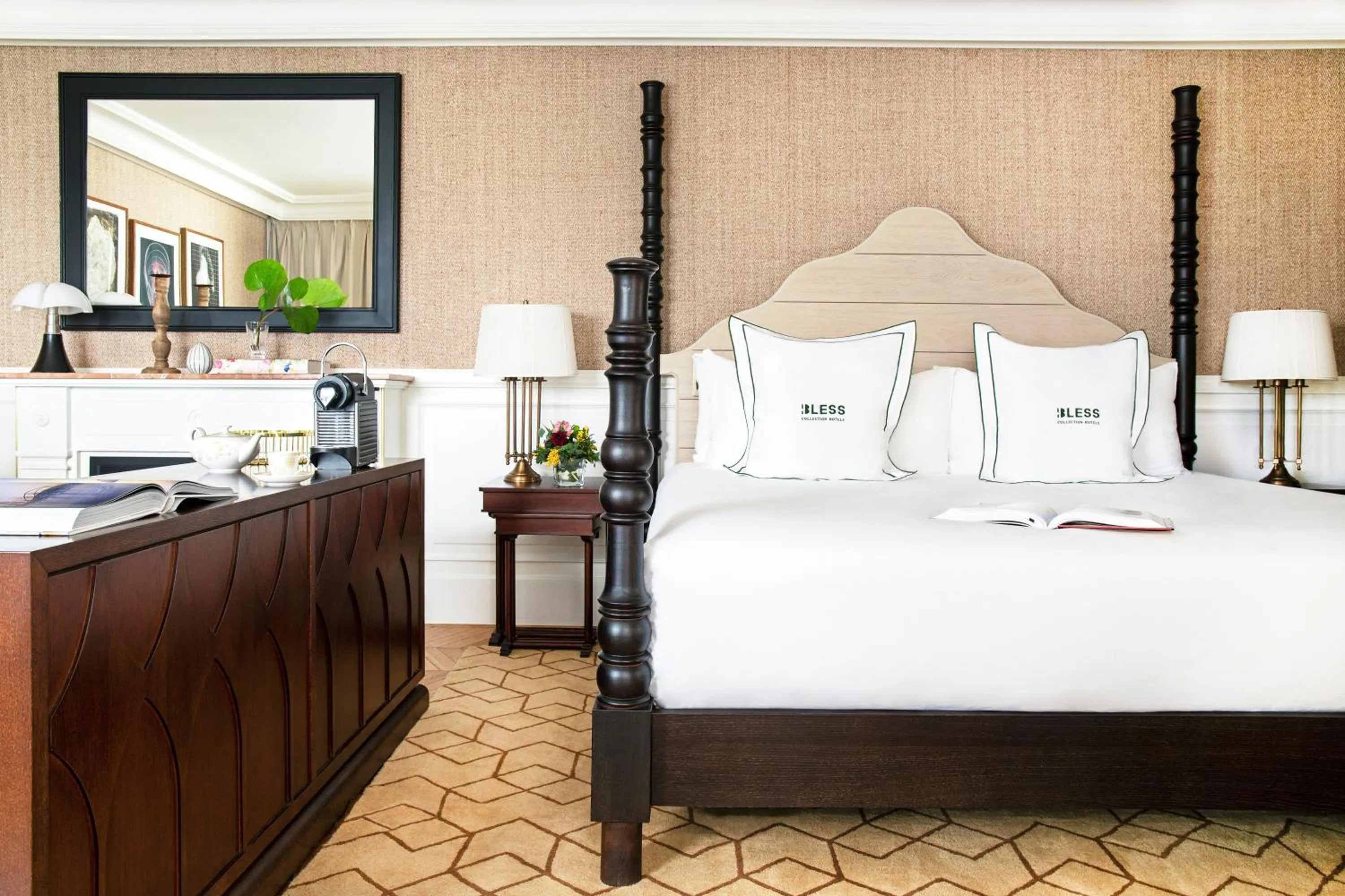 Bed in BLESS Hotel Madrid - The Leading Hotels of the World