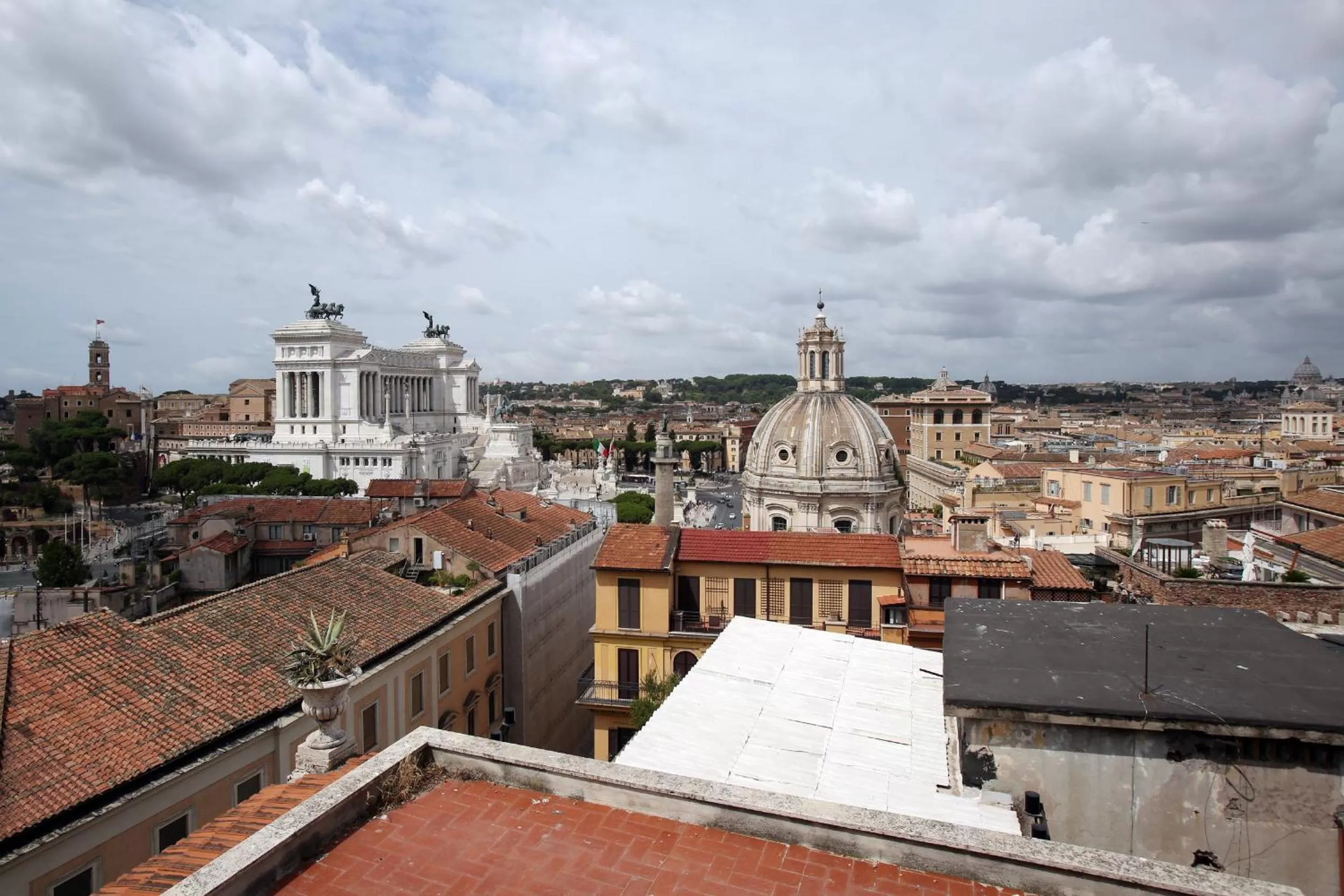 City view in Hotel Traiano