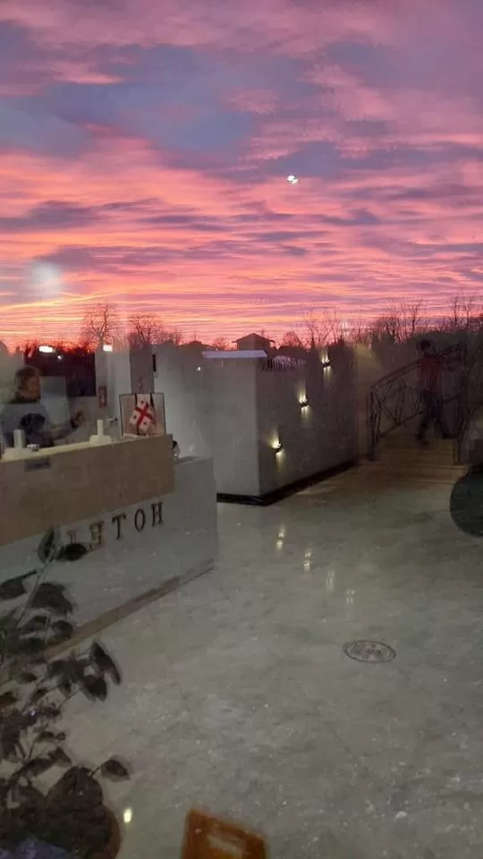 Sunset in Vita Gardenia Hotel Tskaltubo