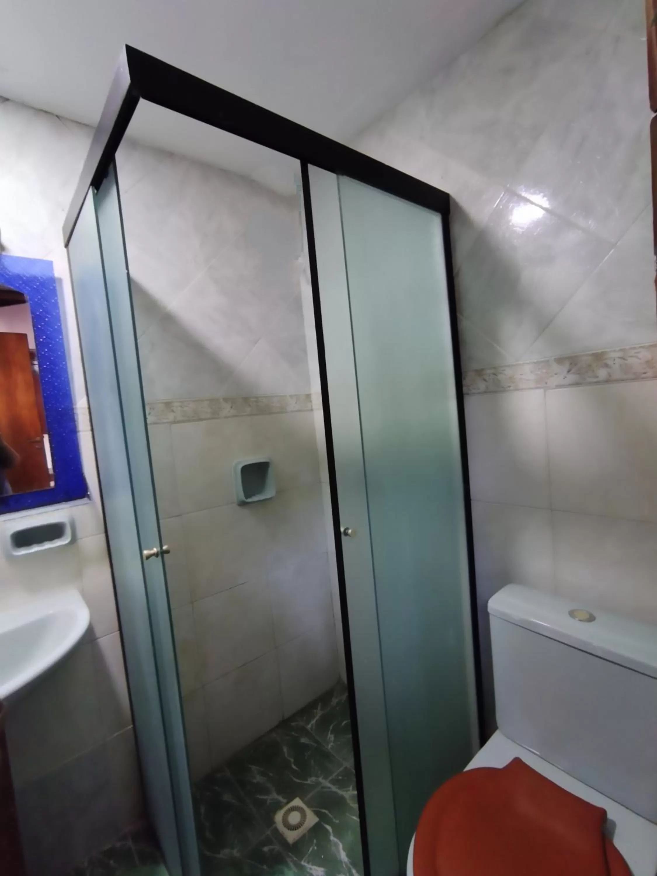 Shower, Bathroom in Hotel La Aparesida