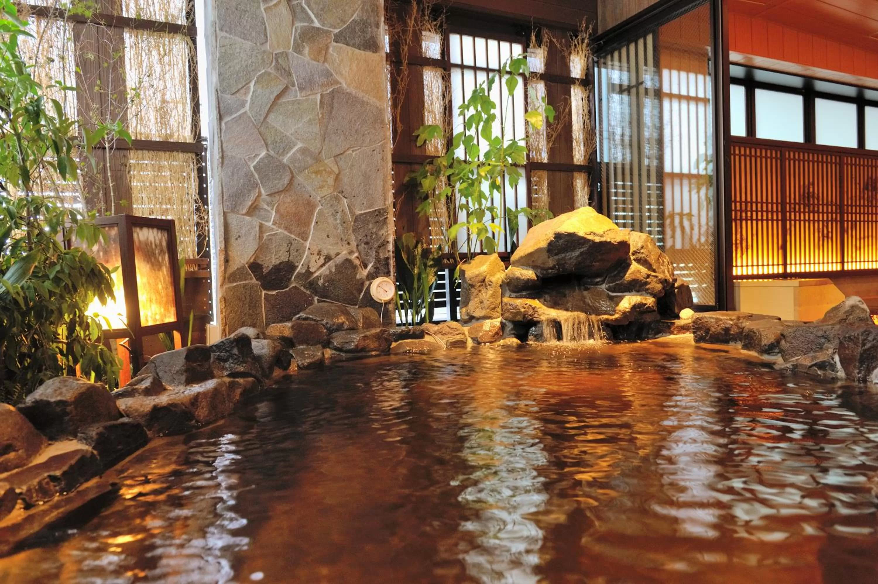 Hot Spring Bath in Onyado Nono Toyama Natural Hot Spring
