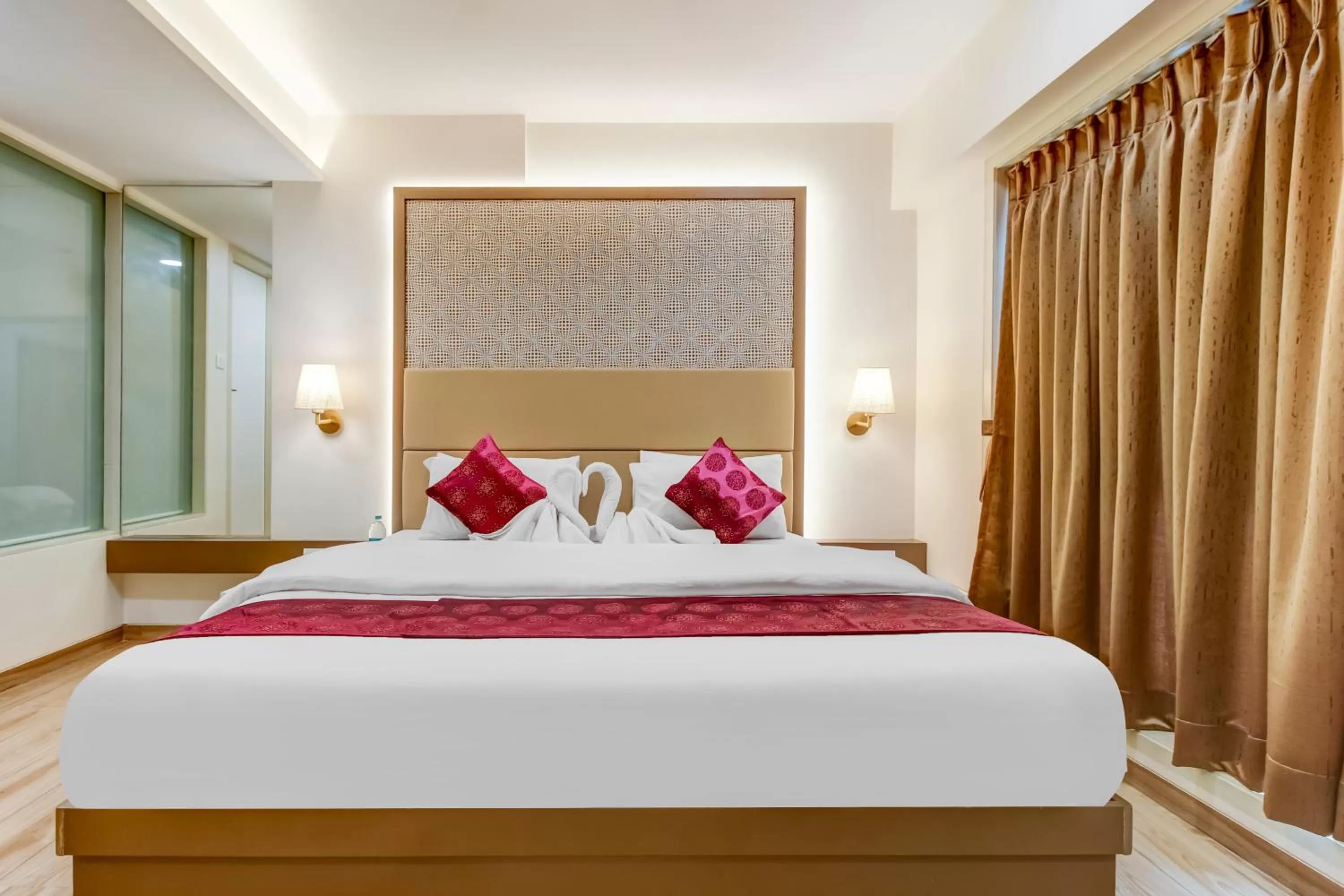 Bed in Grand Mookambika