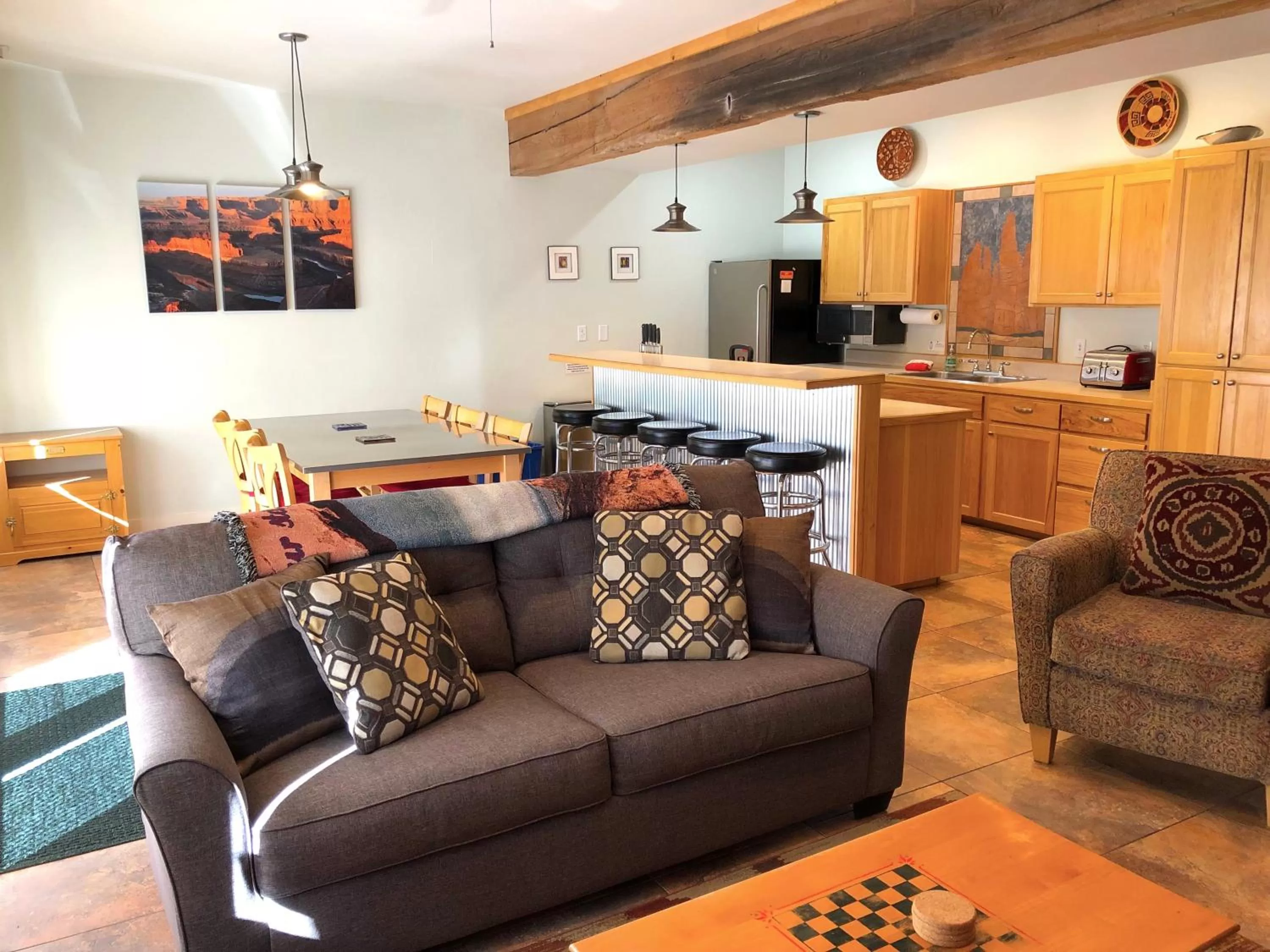 Seating Area in Moab Springs Ranch