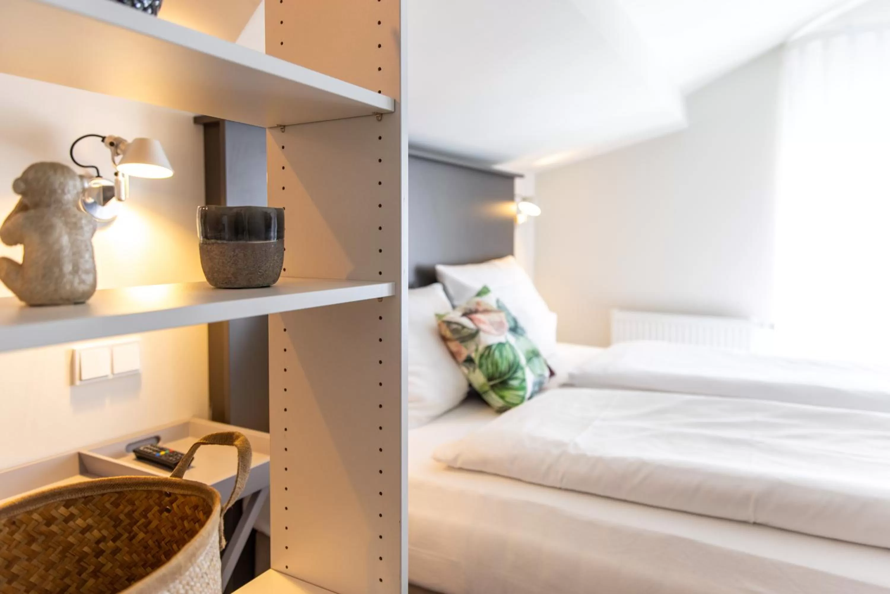 Bed in Luxstay Bad Nauheim - Self-Check-In