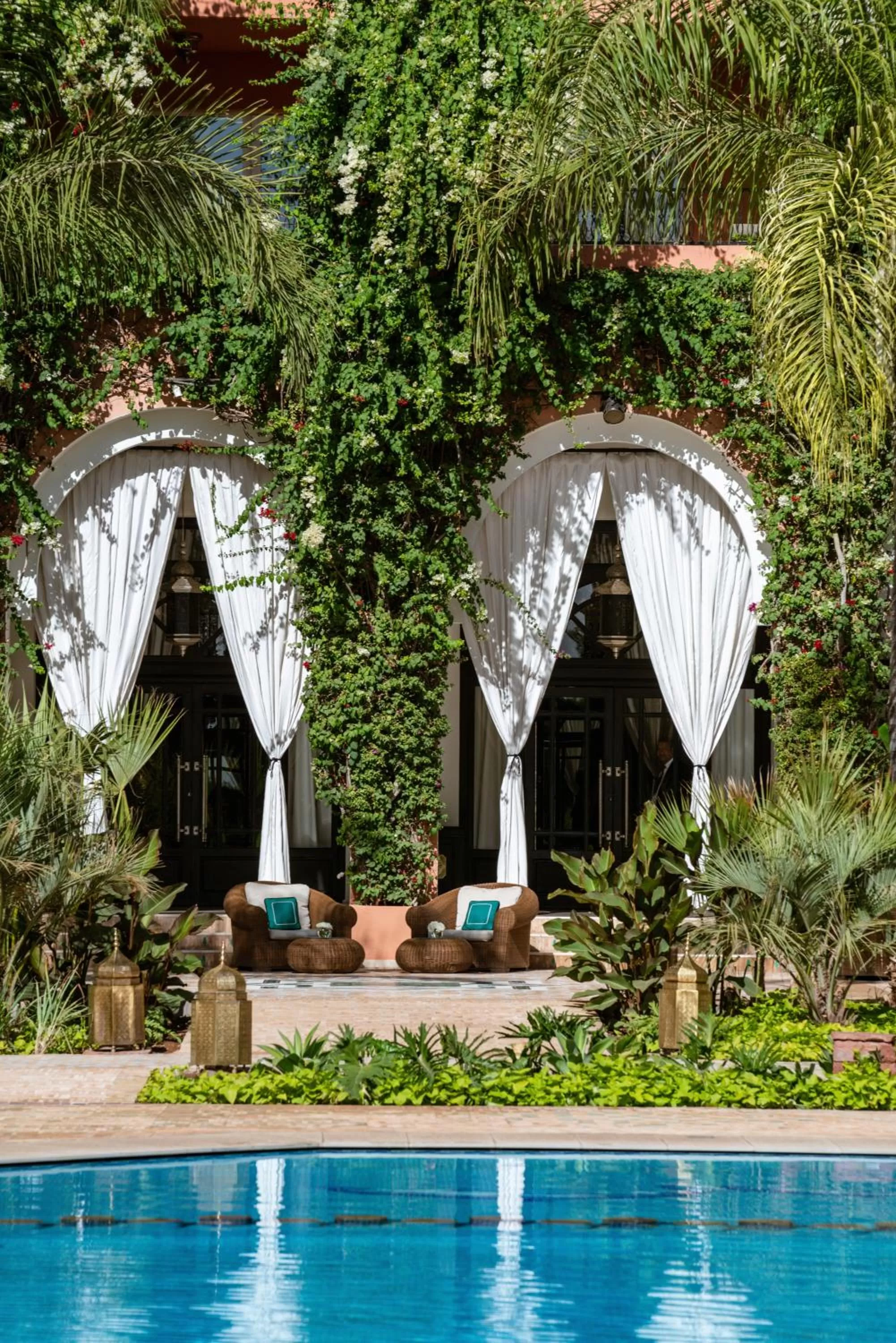 Swimming pool in Sofitel Marrakech Lounge and Spa