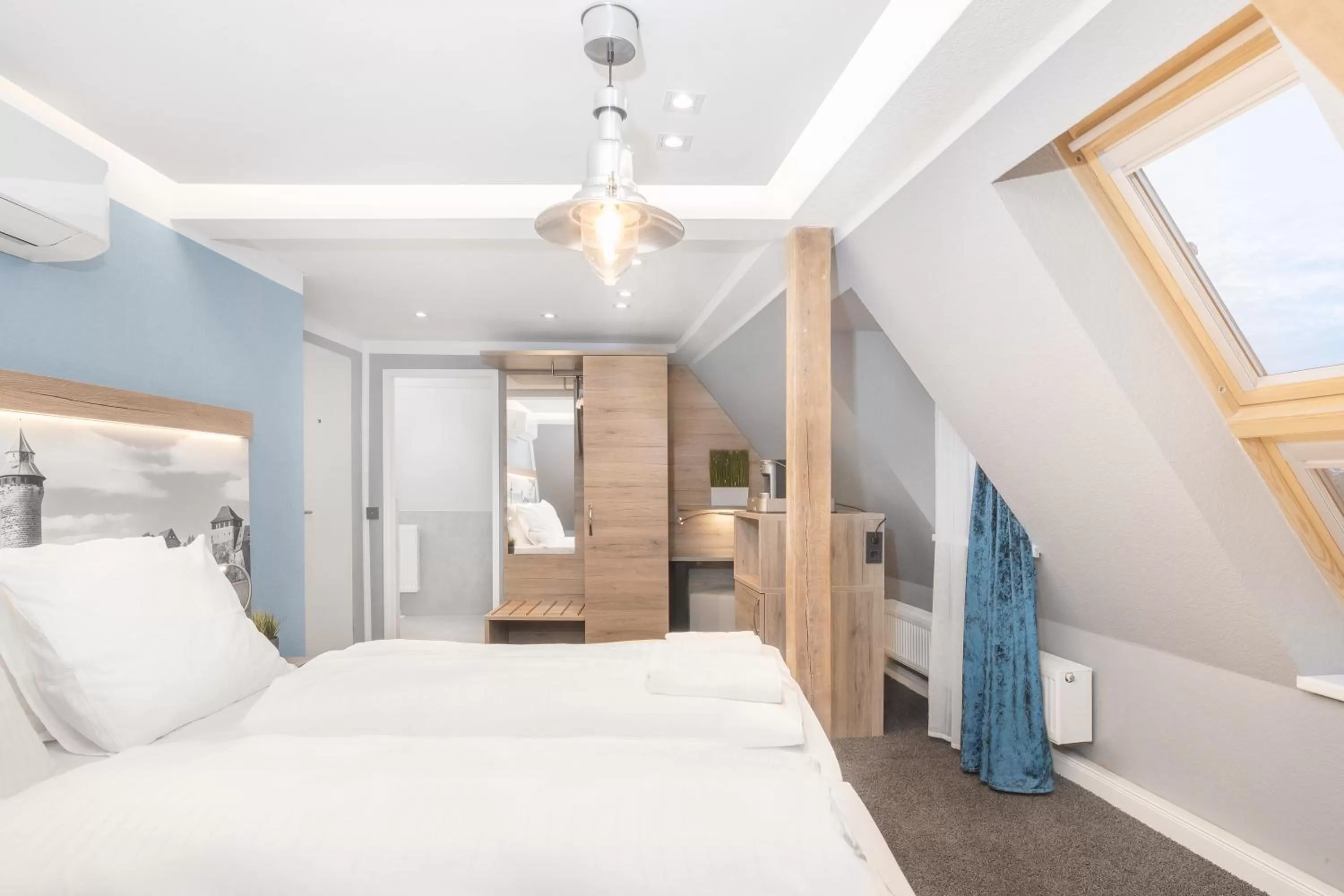 Coffee/tea facilities, Bed in Hotel dasPaul