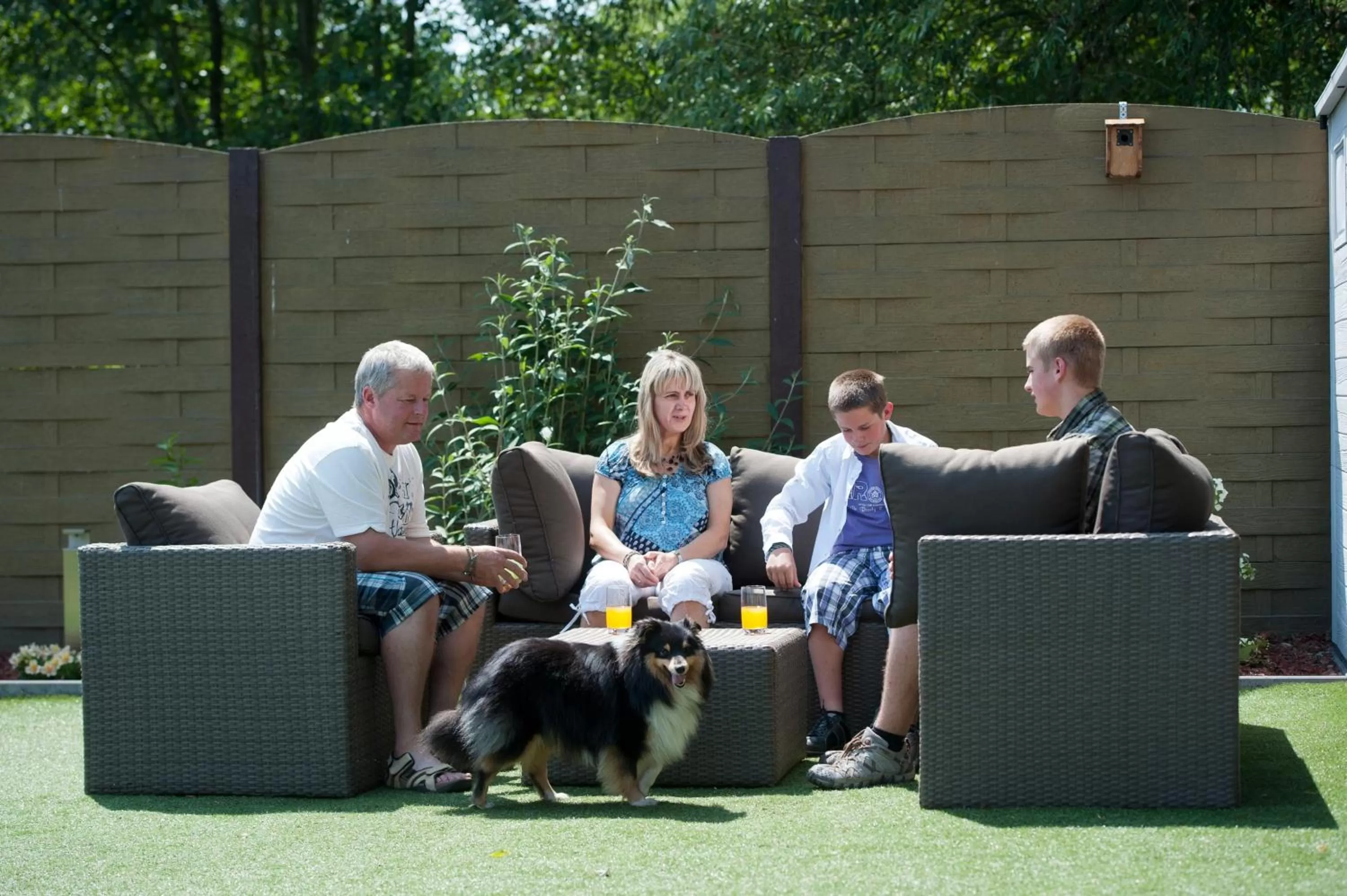 Garden, Family in B&B Jo - Li