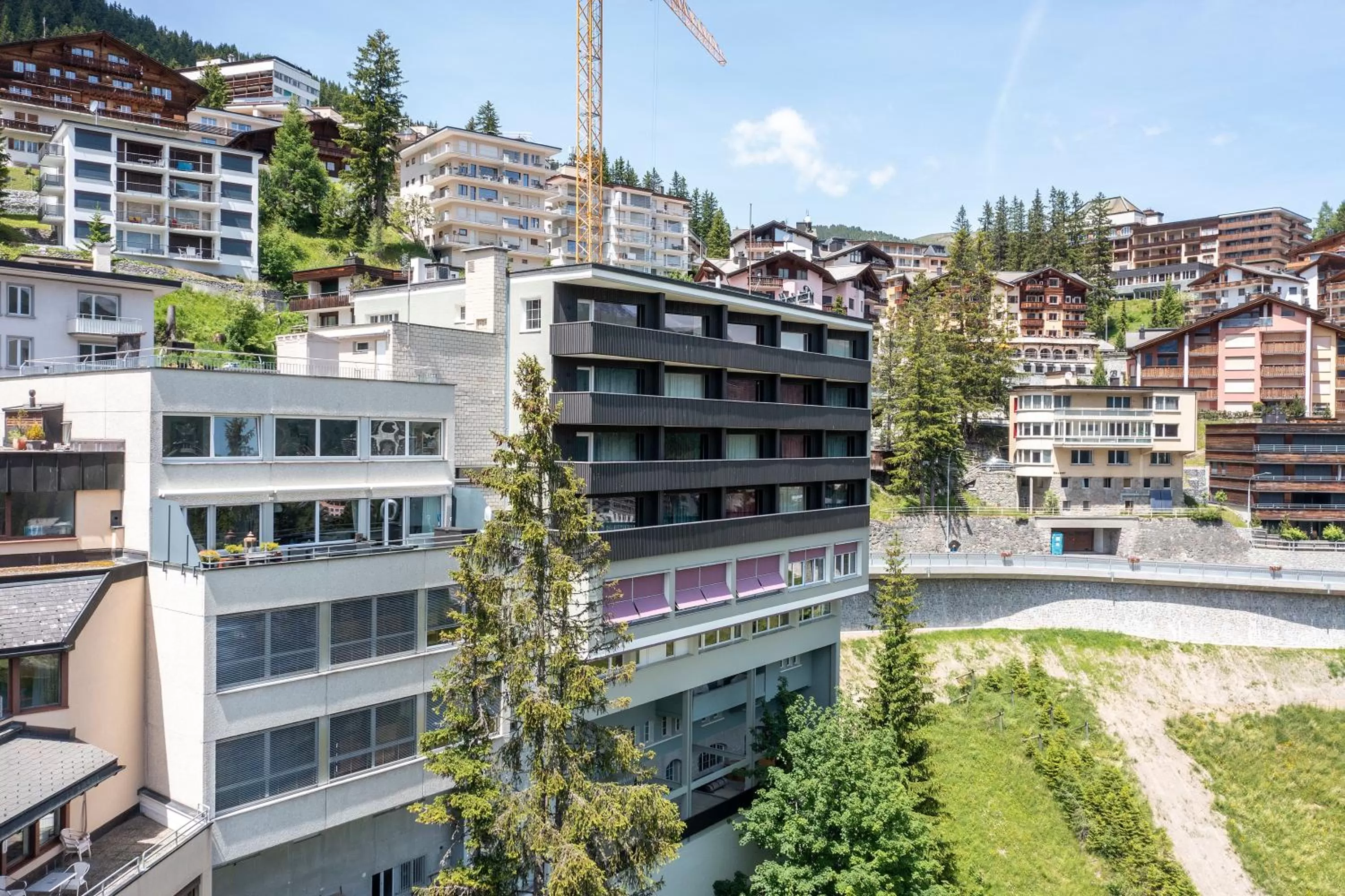 Property building in Cristallo Arosa Hotel