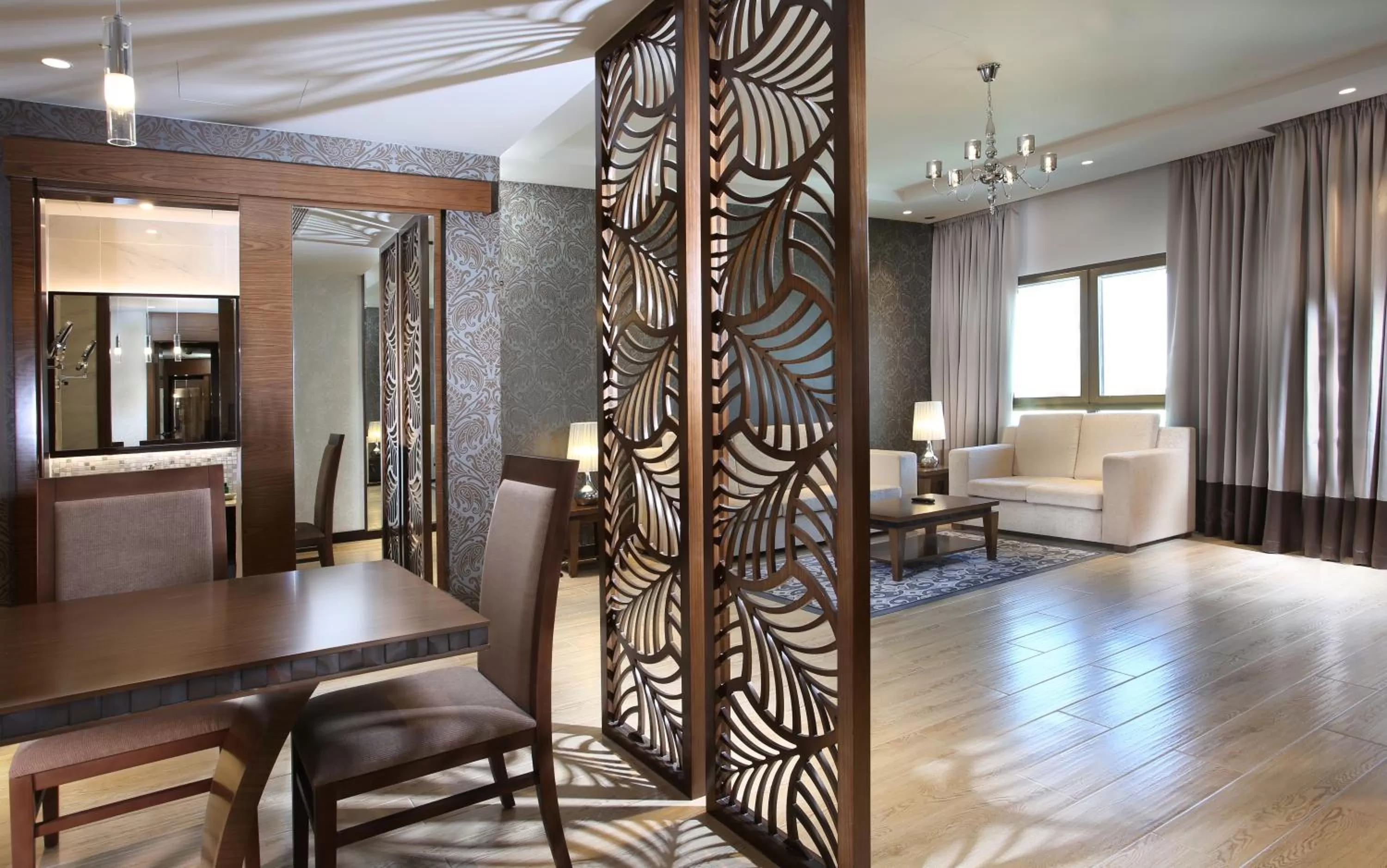 Living room in Metropolitan Hotel Dubai