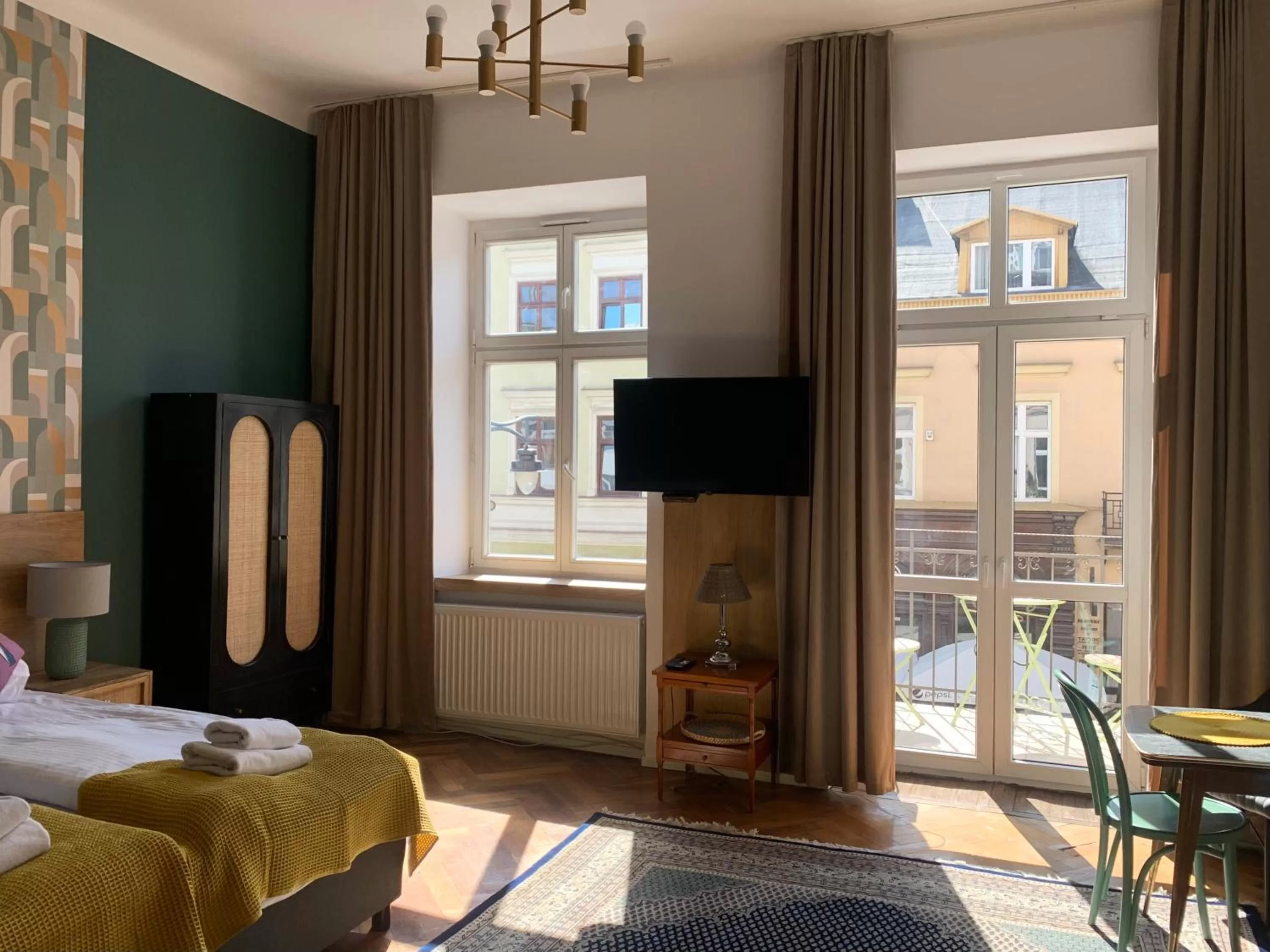 View (from property/room), Bed in Apartamenty Piotrkowska 28 by Good Time