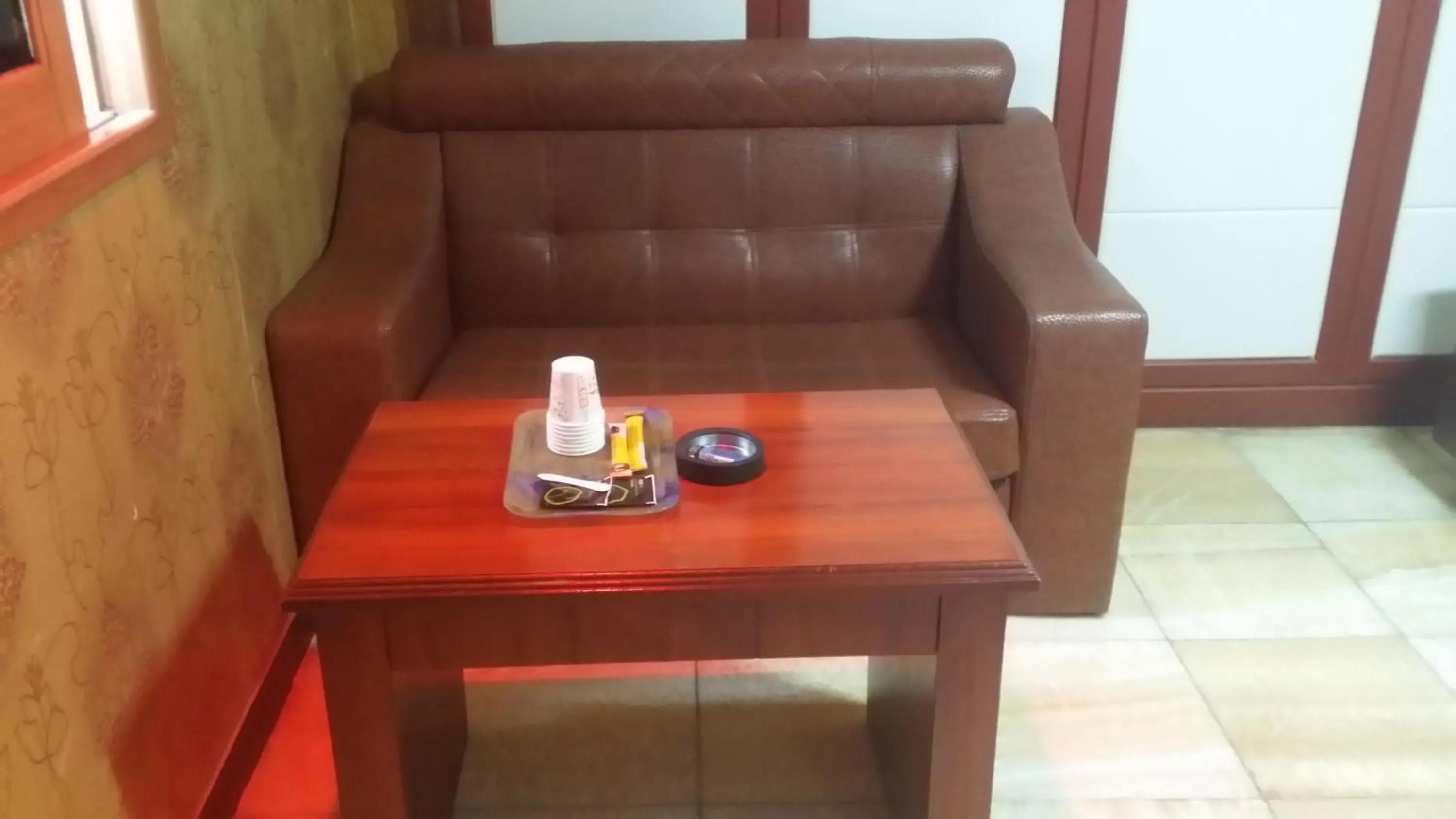 Decorative detail in Plus Motel