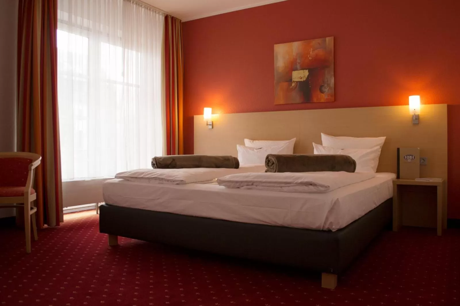 Bed in Altstadthotel Arte