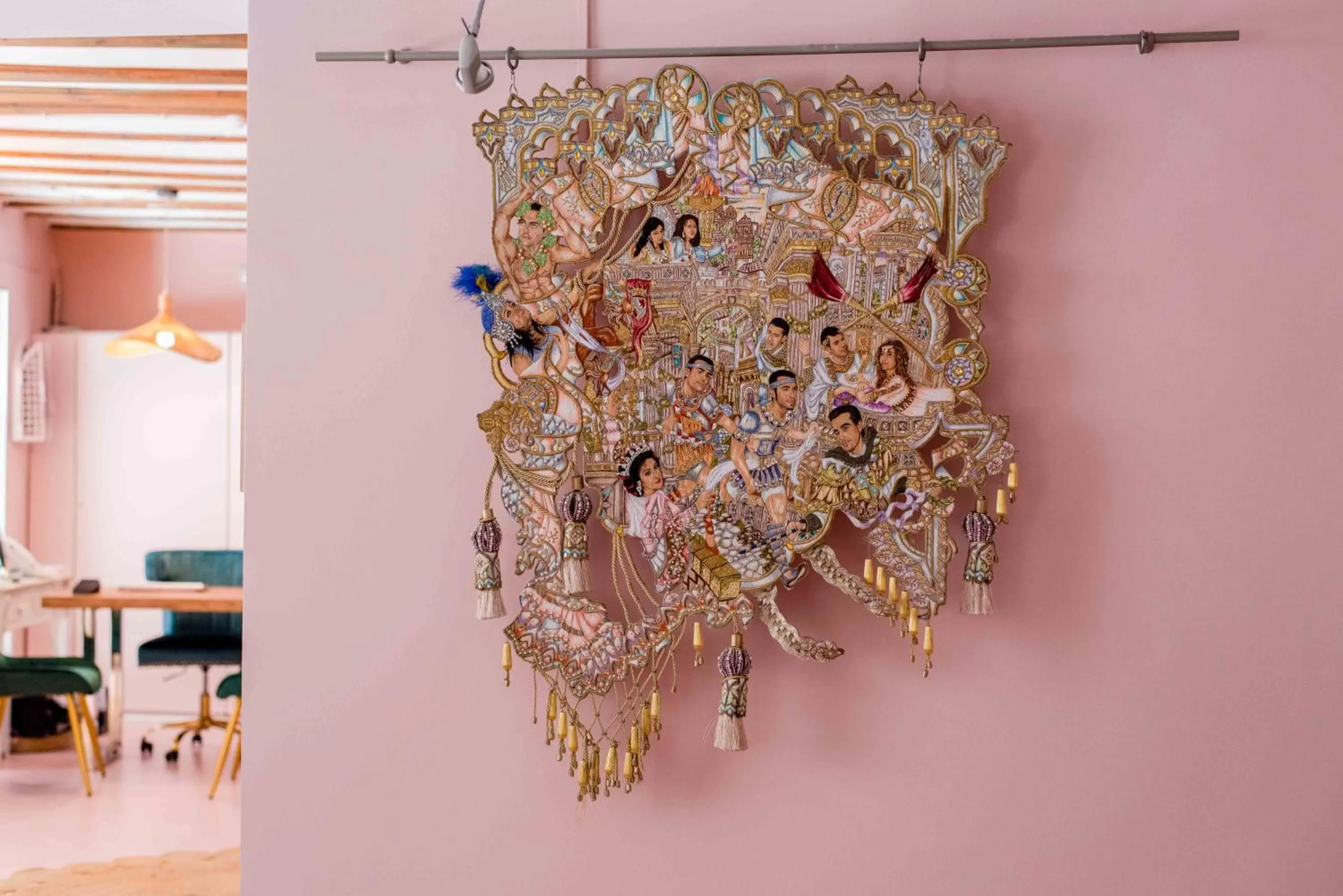 Decorative detail in Hotel Almunia