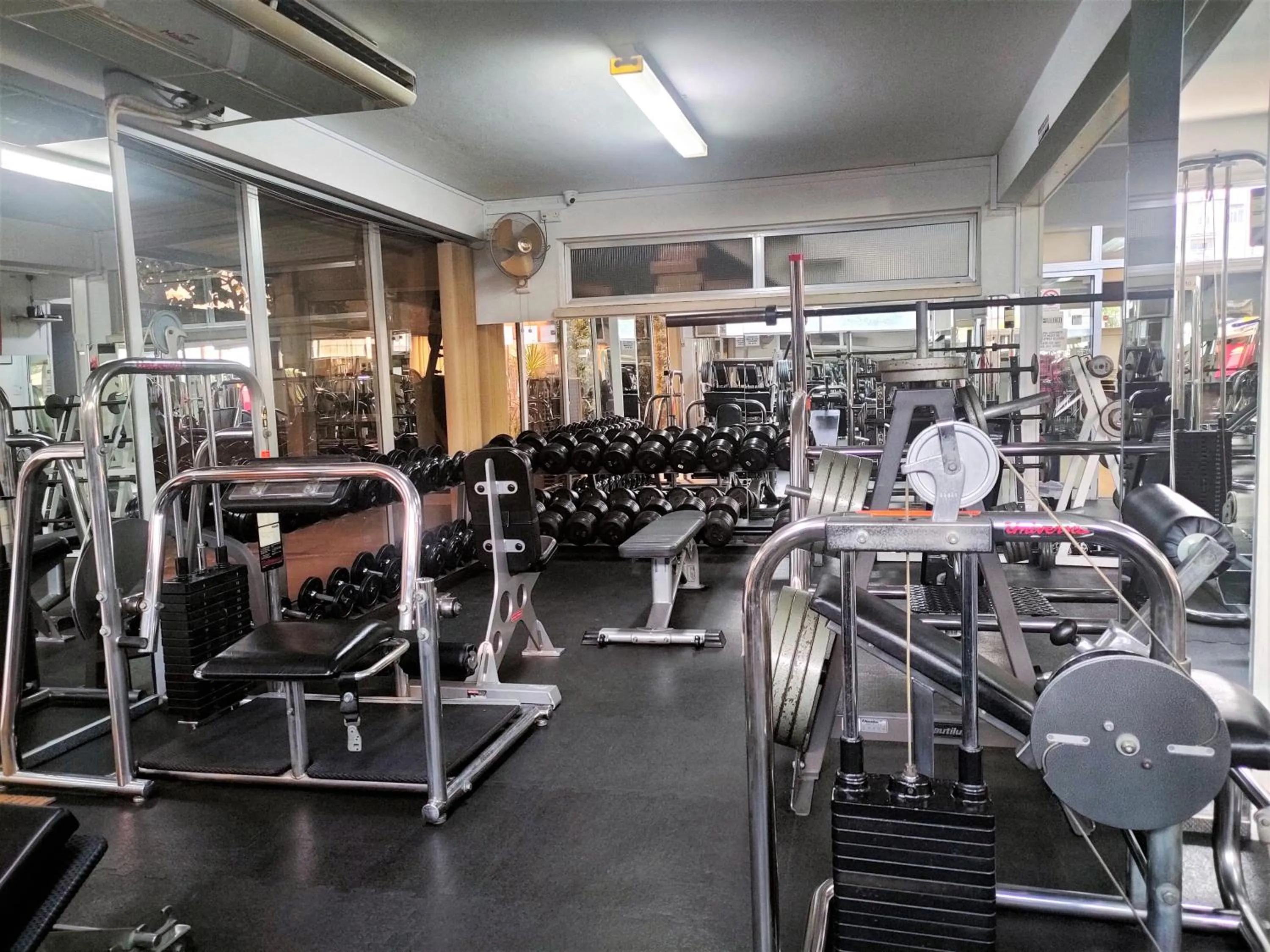 Fitness centre/facilities in Almond Business Hotel