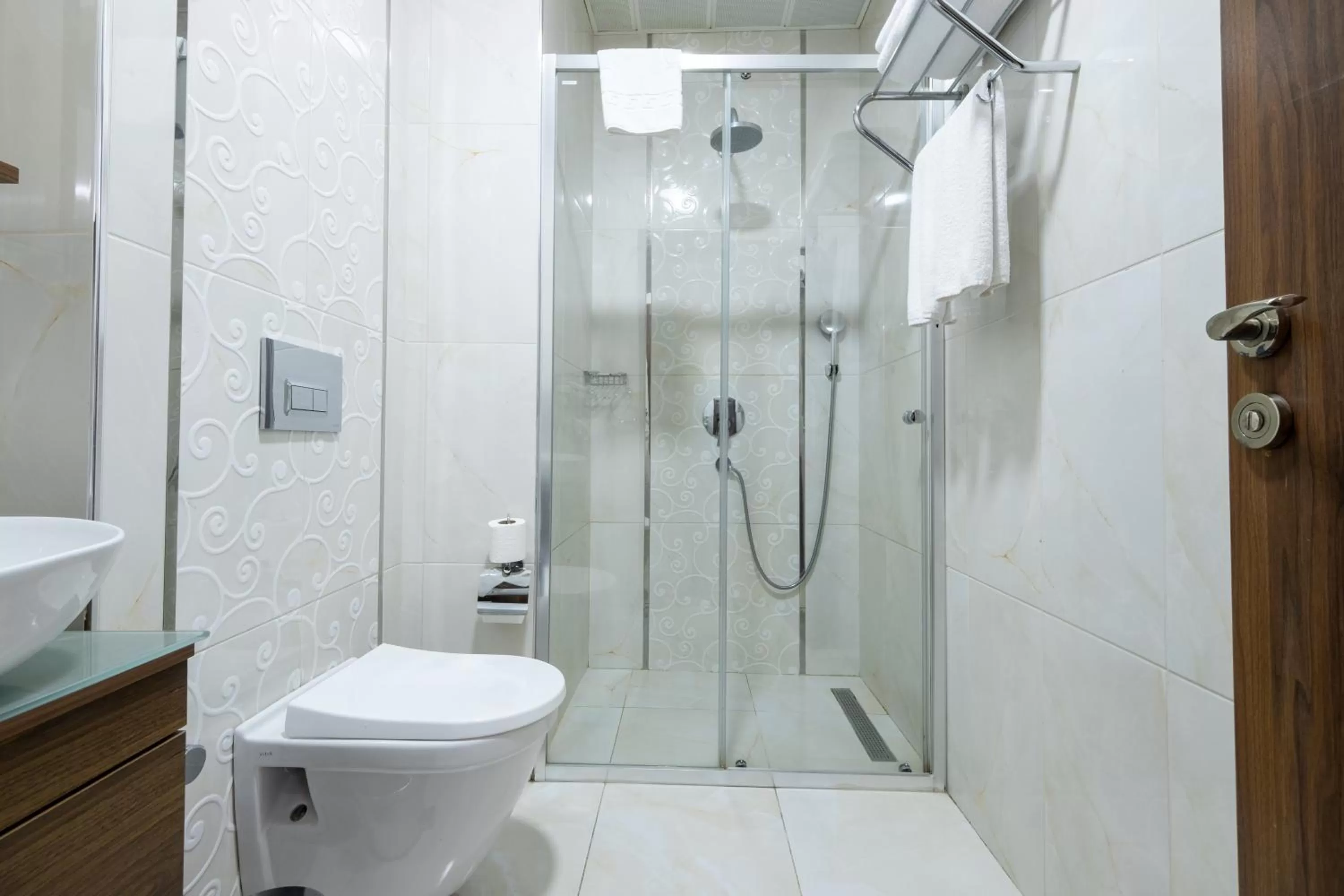Shower, Bathroom in Beyzas Hotels & Suites