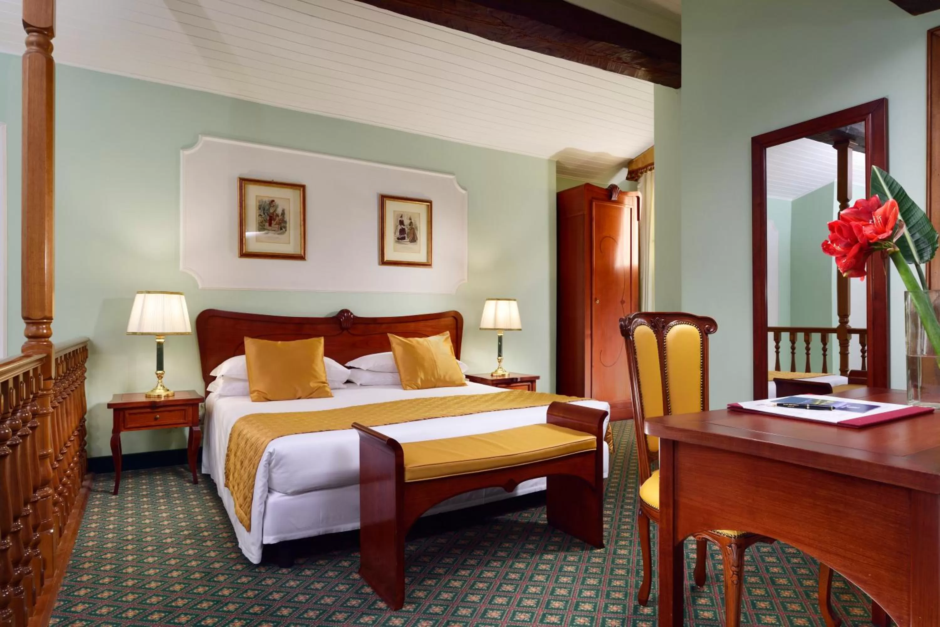 Bedroom, Bed in Hotel Berchielli