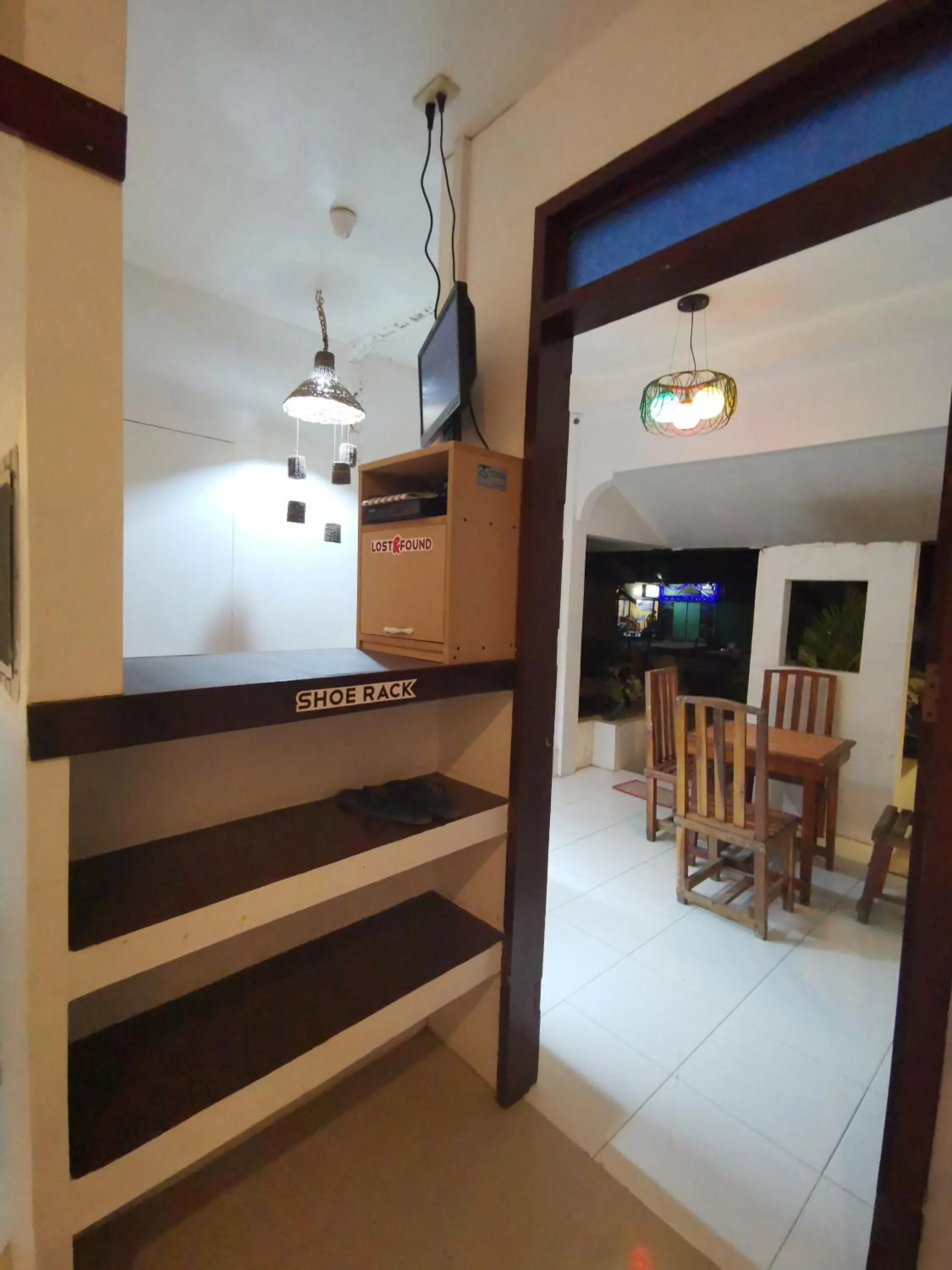 Lobby or reception in One Hostel - El Nido