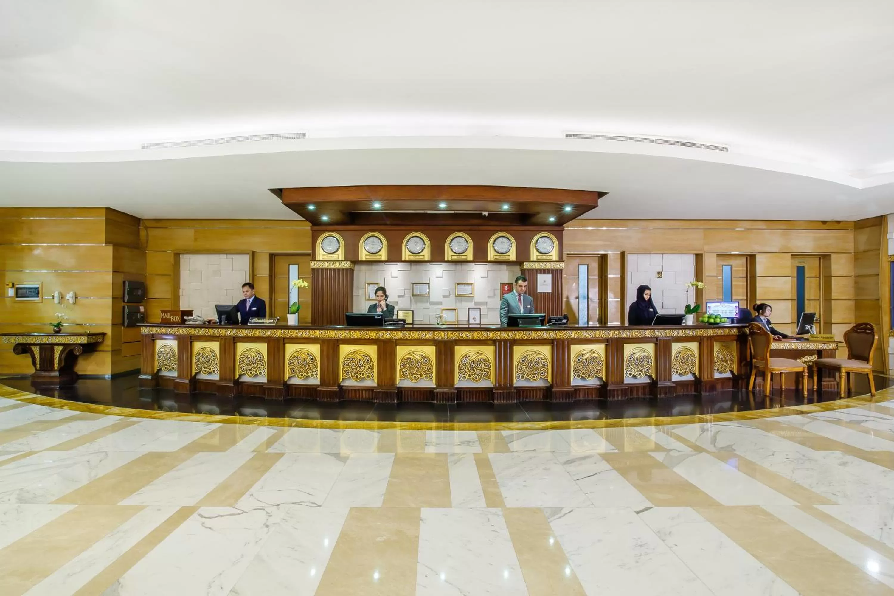 Lobby or reception in Grand Excelsior Hotel Bur Dubai