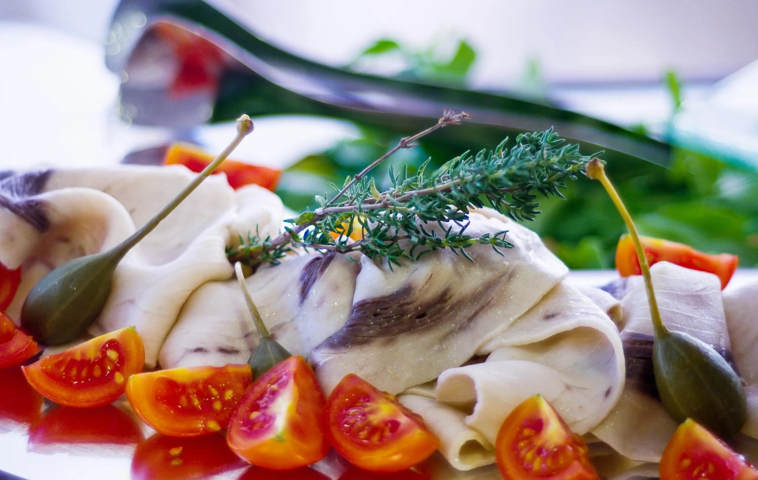 Food close-up in Caesar's Hotel