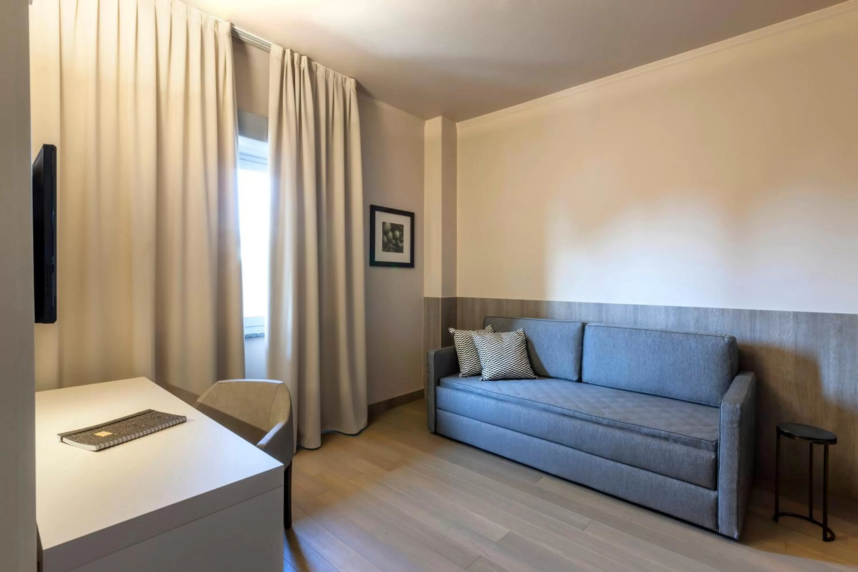 bunk bed, Seating Area in Peralba Autohotel