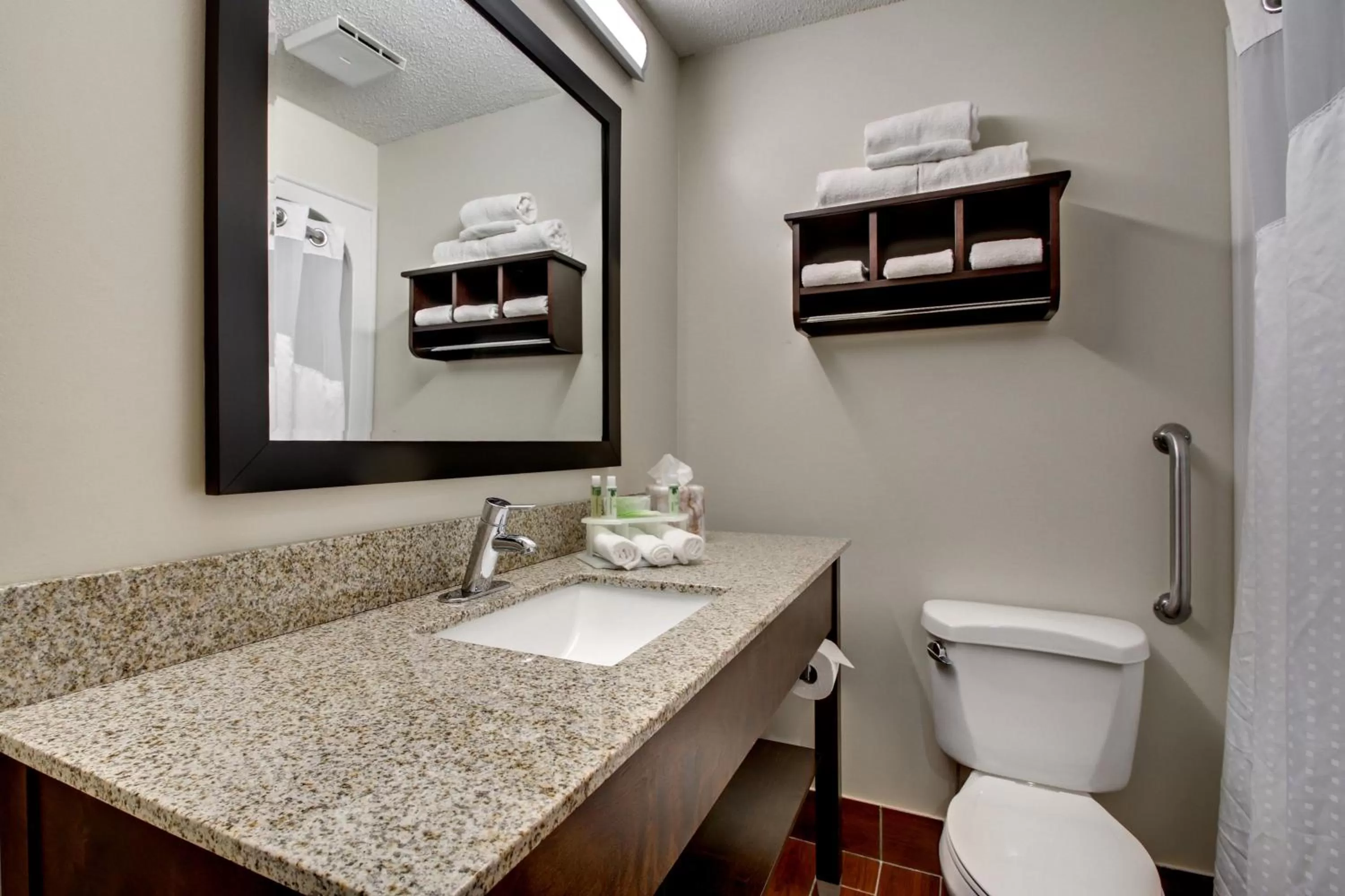 Bathroom in Holiday Inn Express Marshfield - Springfield Area by IHG