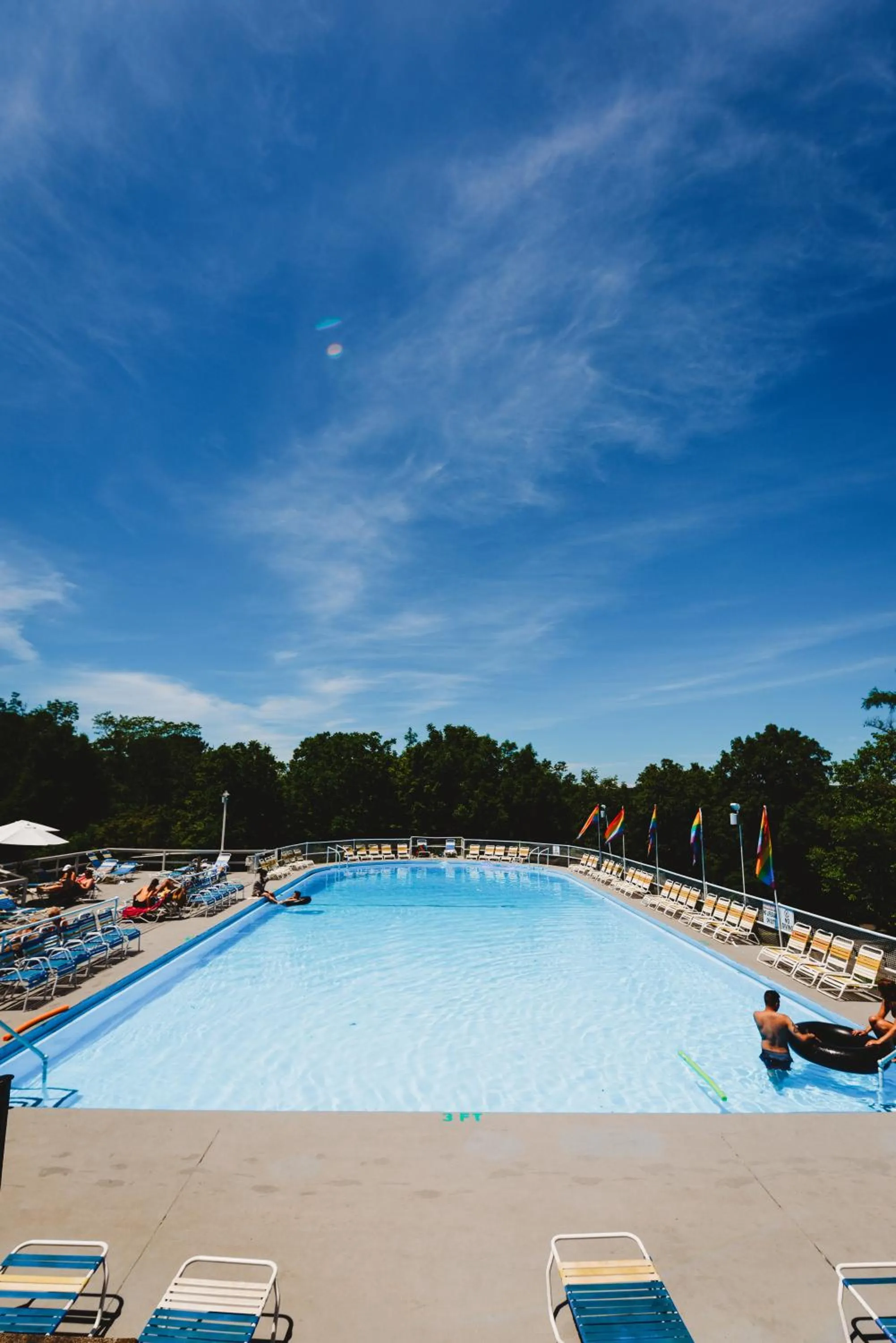 Swimming pool in Rainbow Mountain Resort - LGBTQ Friendly