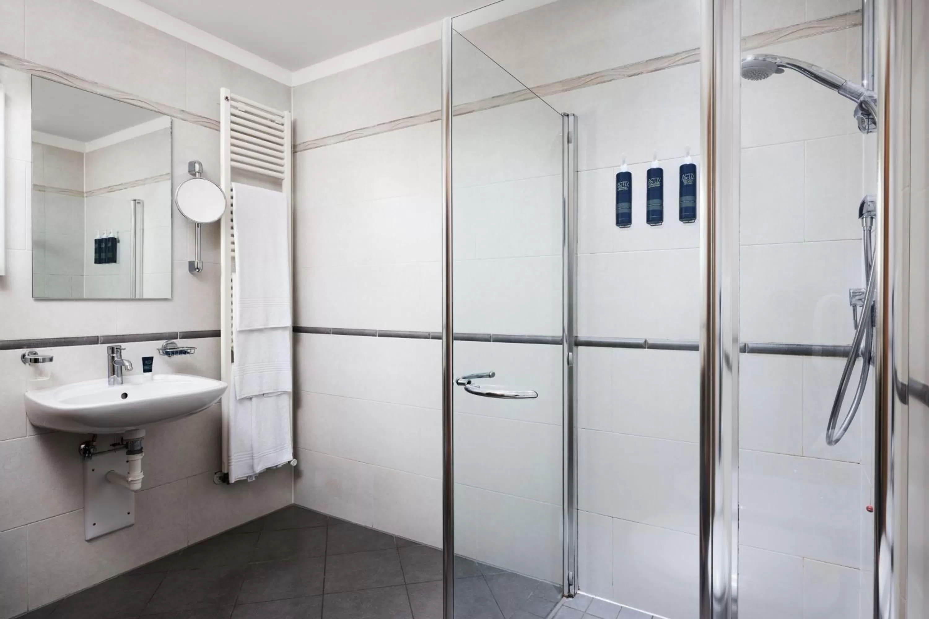 Bathroom in Four Points Sheraton Bolzano Bozen