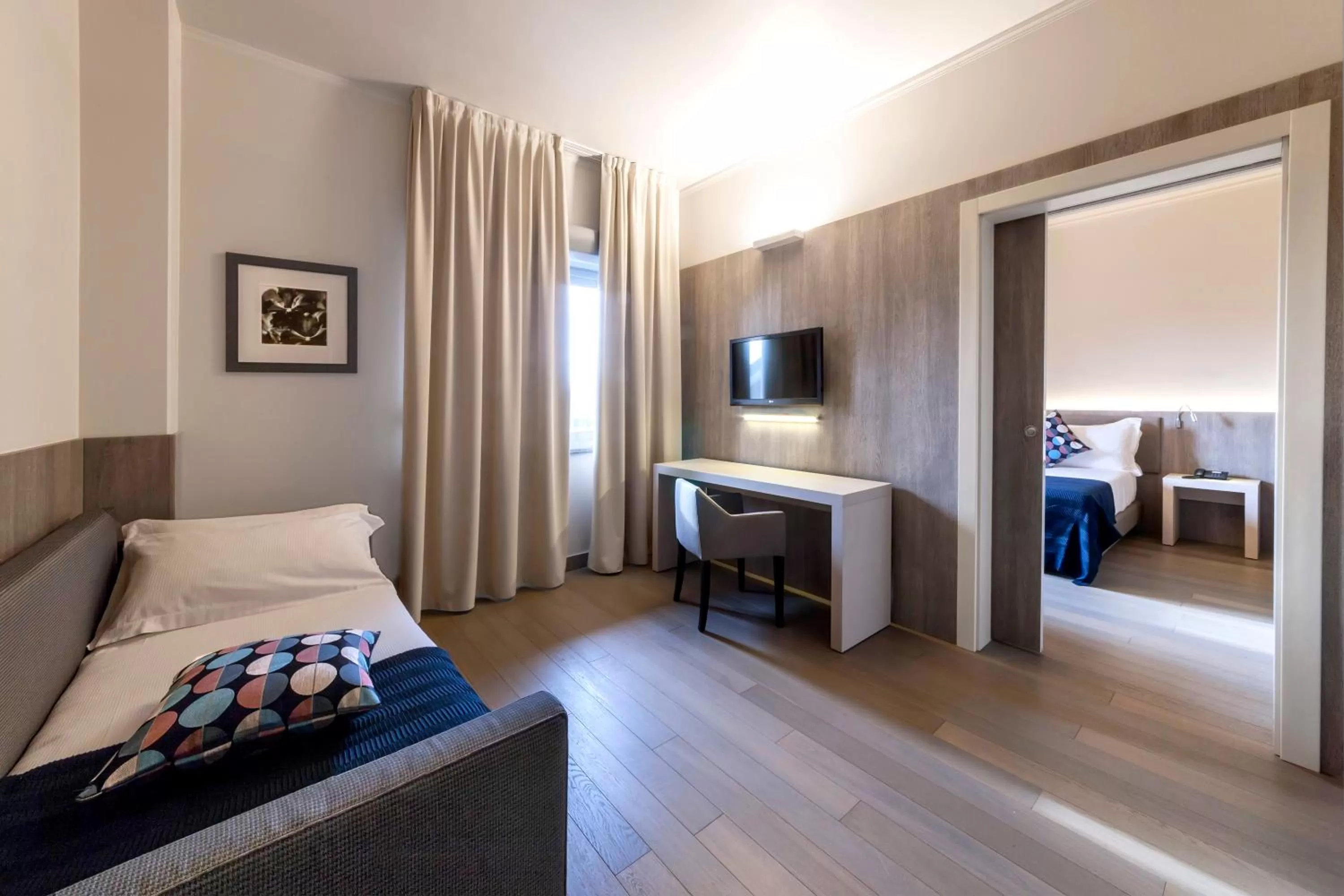 Bedroom, Bed in Peralba Autohotel