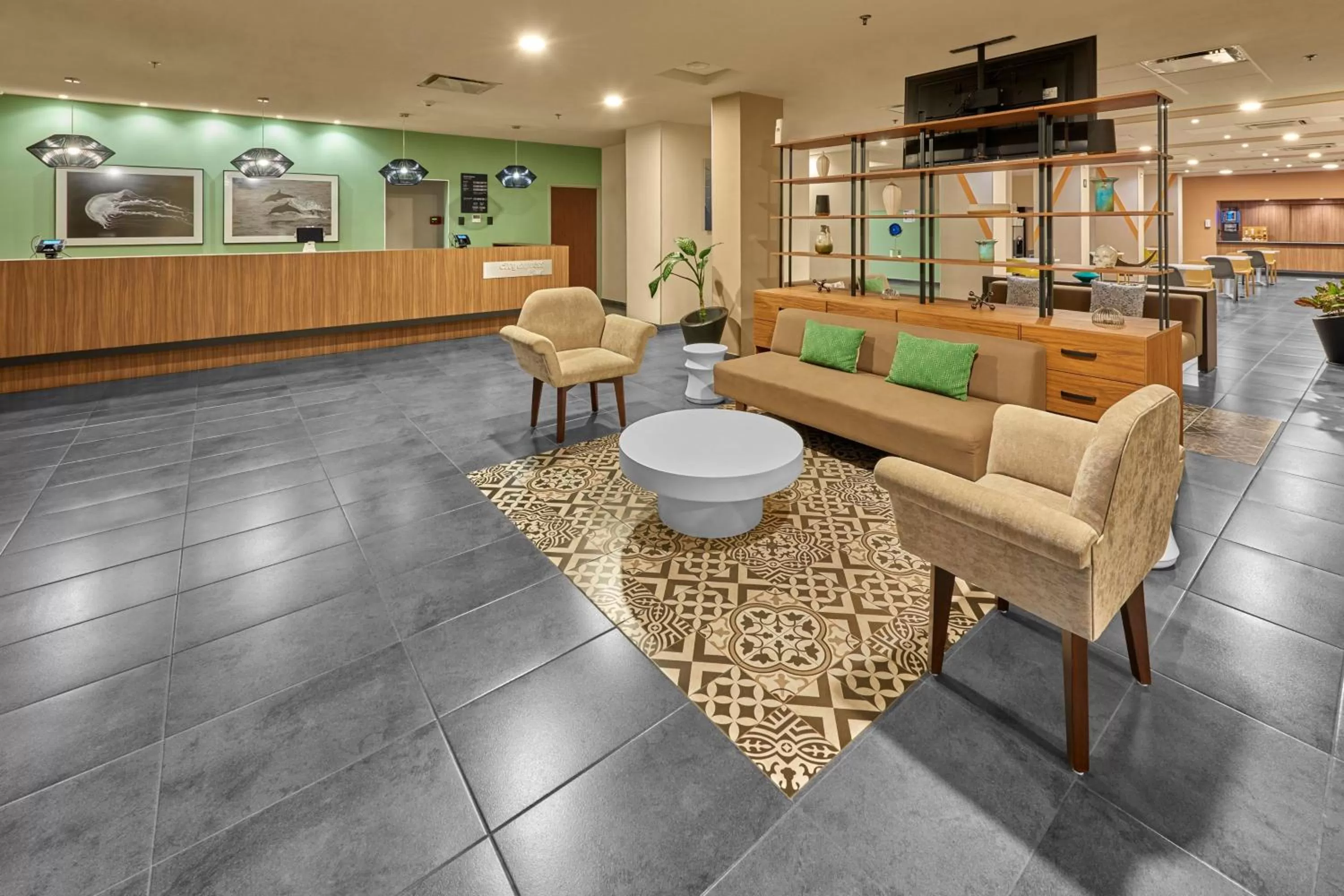 Lobby or reception in City Express Plus by Marriott Cabo San Lucas