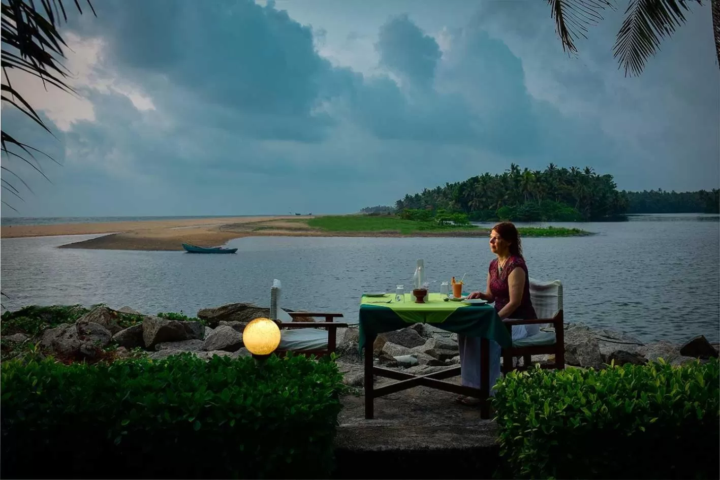 Natural landscape in Beach and Lake Ayurvedic Resort, Kovalam