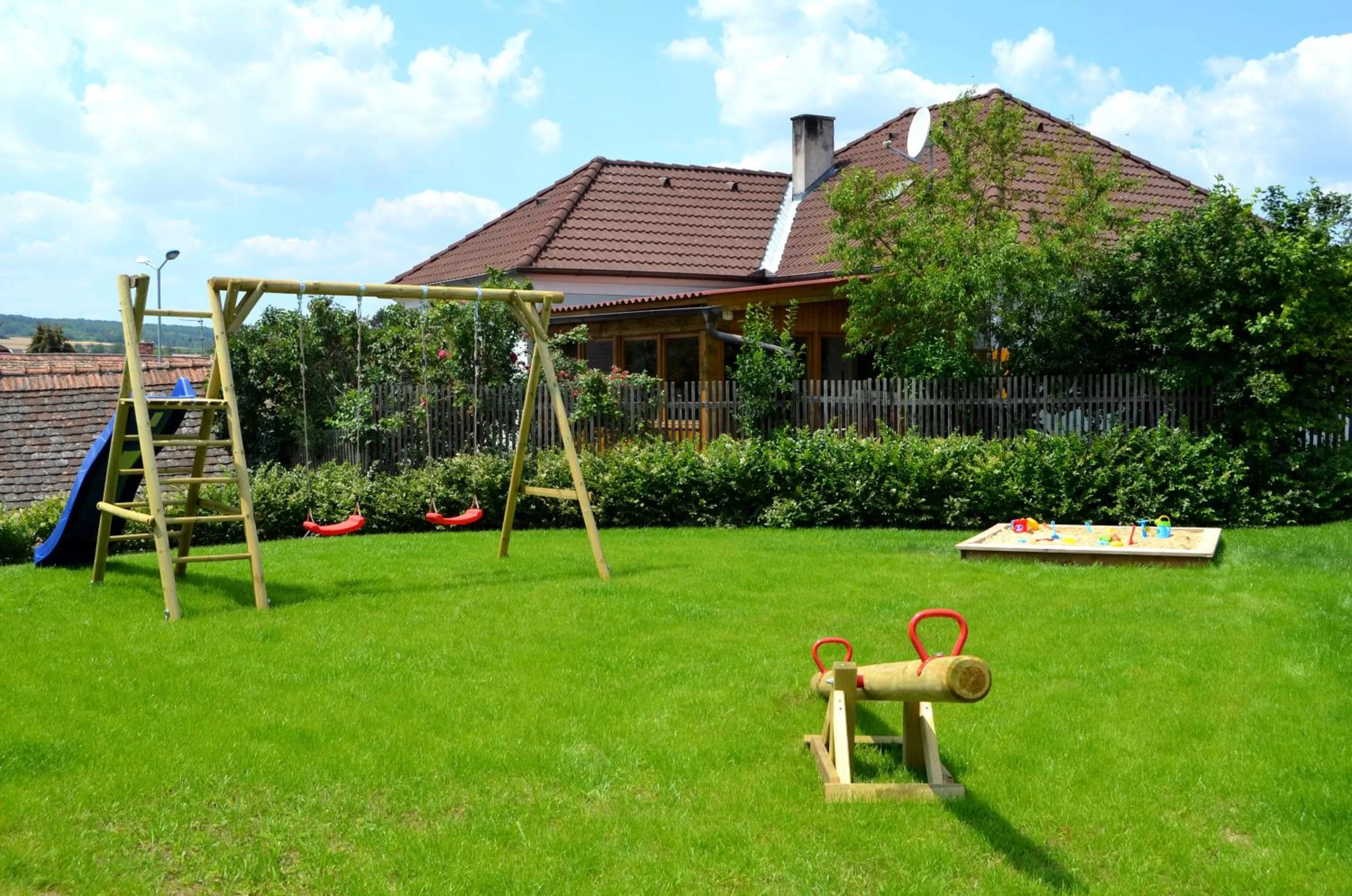 Children play ground in Pension zum Strell