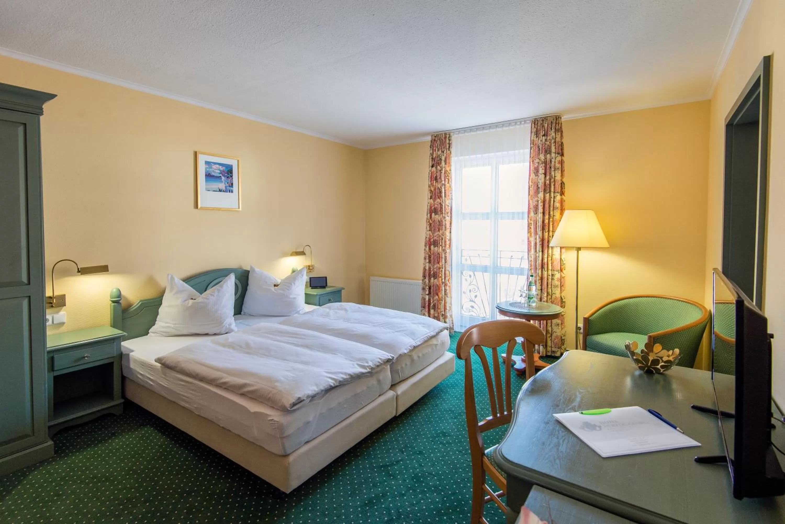 Bed in Hotel Herzog Georg